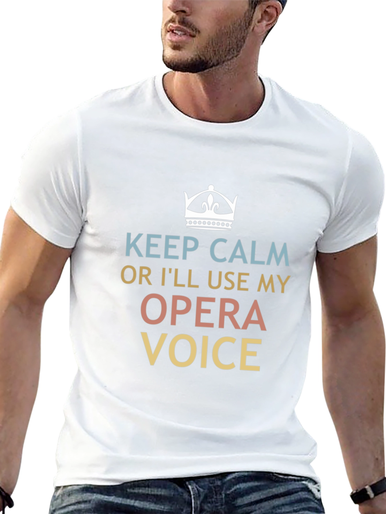 Keep Calm Opera Voice T-Shirt - Funny Musician Tee