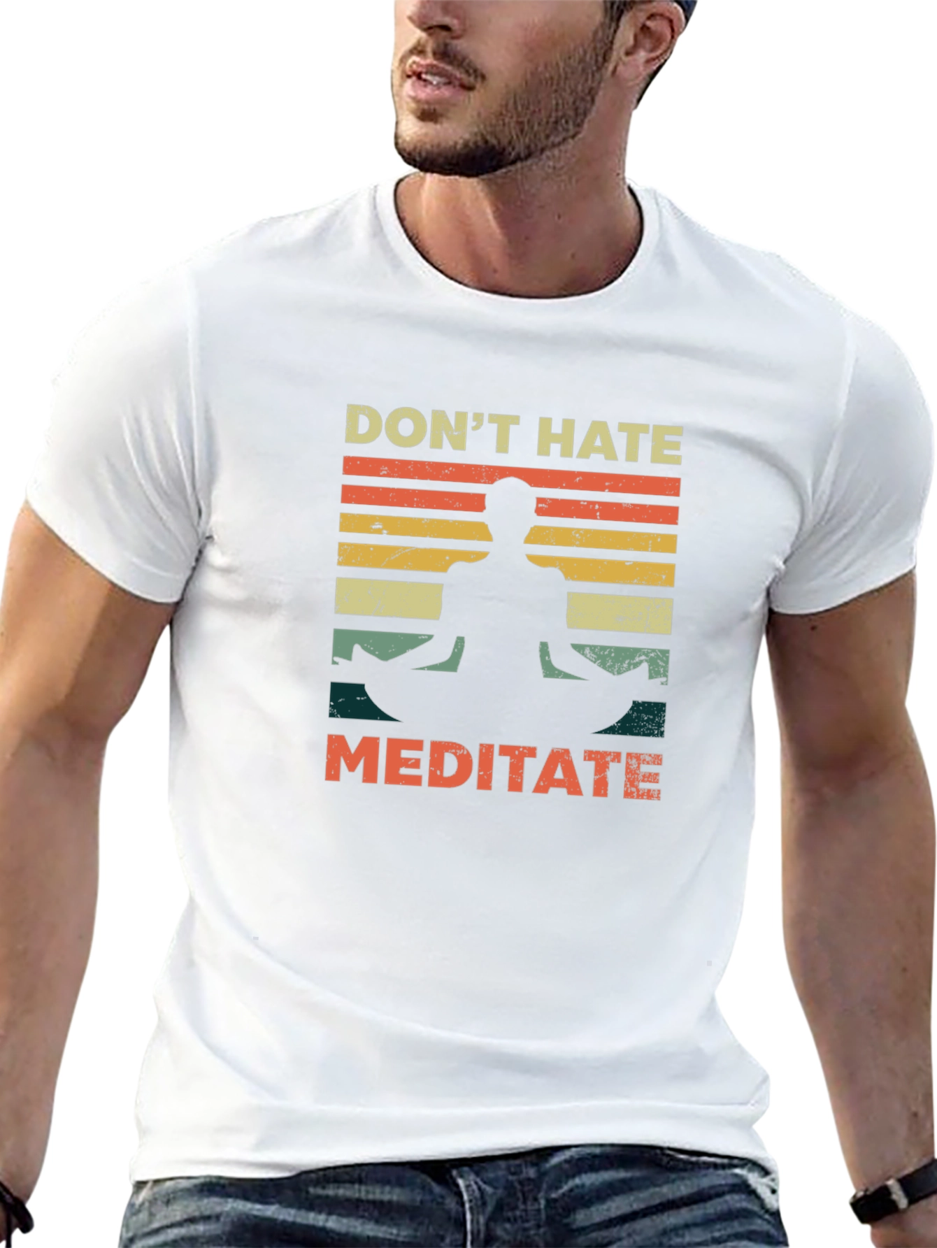 Dont Hate Meditate Graphic Tee