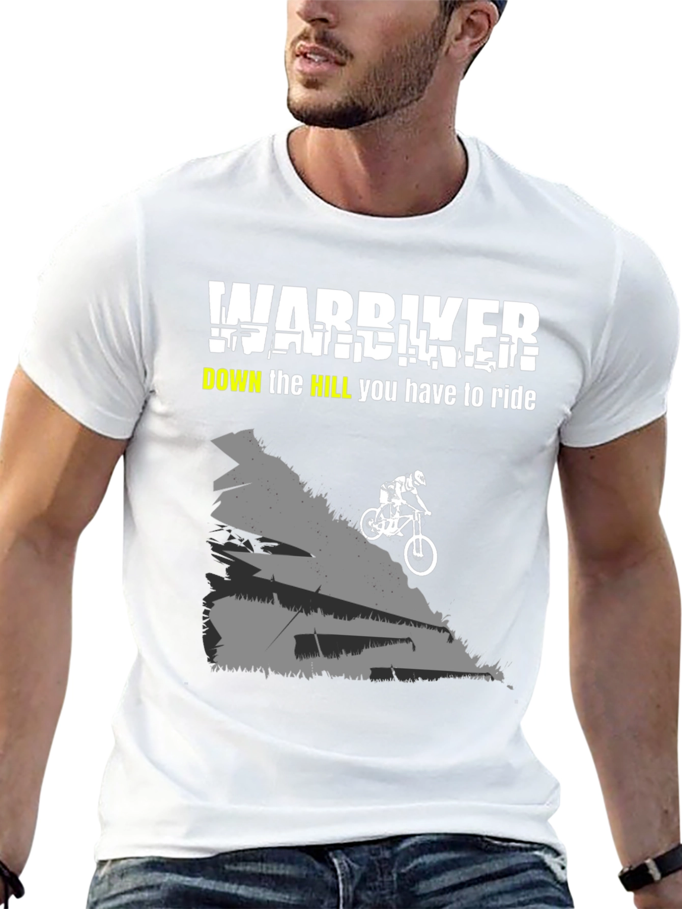Warbiker Downhill Ride T-Shirt - Mountain Biking Tee