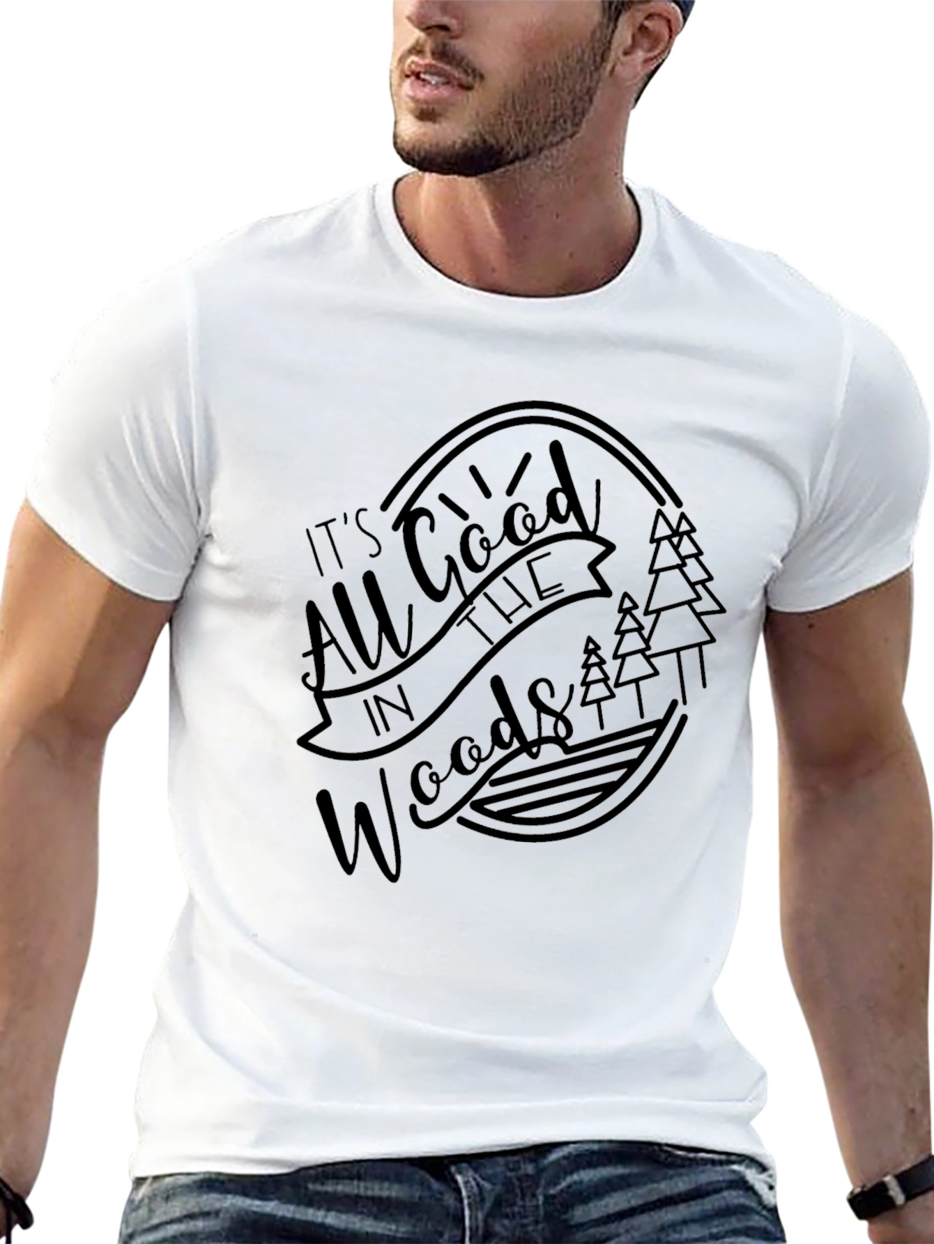 All Good In The Woods Graphic T-Shirt
