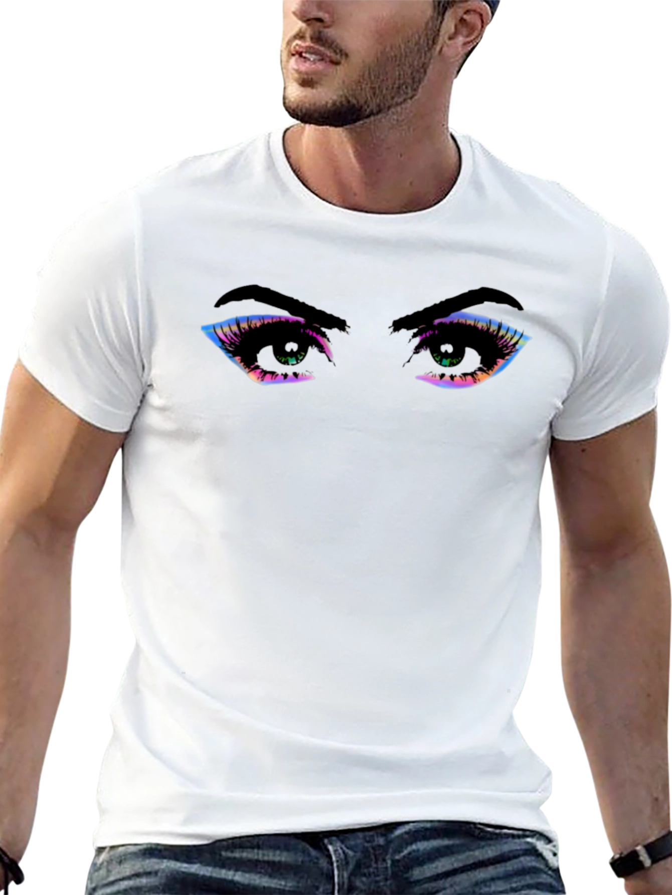 Eye Graphic Black T-Shirt