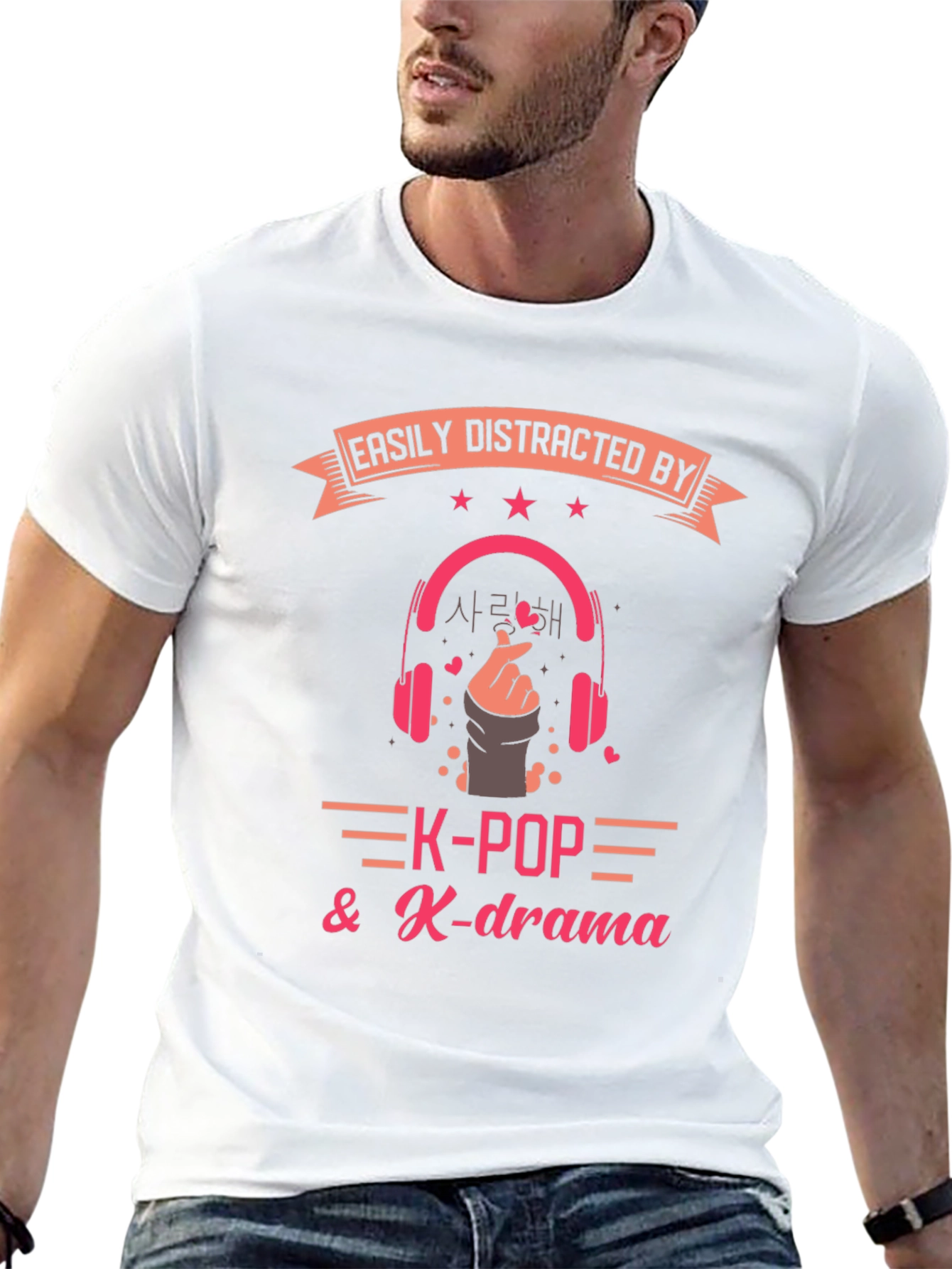 K-Pop & K-Drama Easily Distracted By T-Shirt