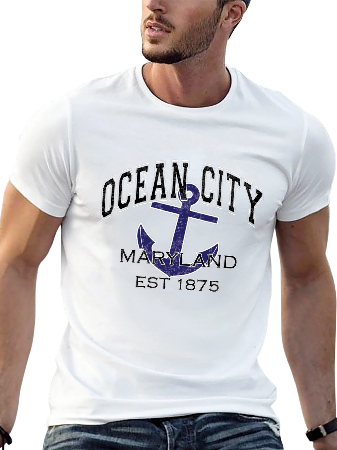 Ocean City Maryland Anchor T-Shirt