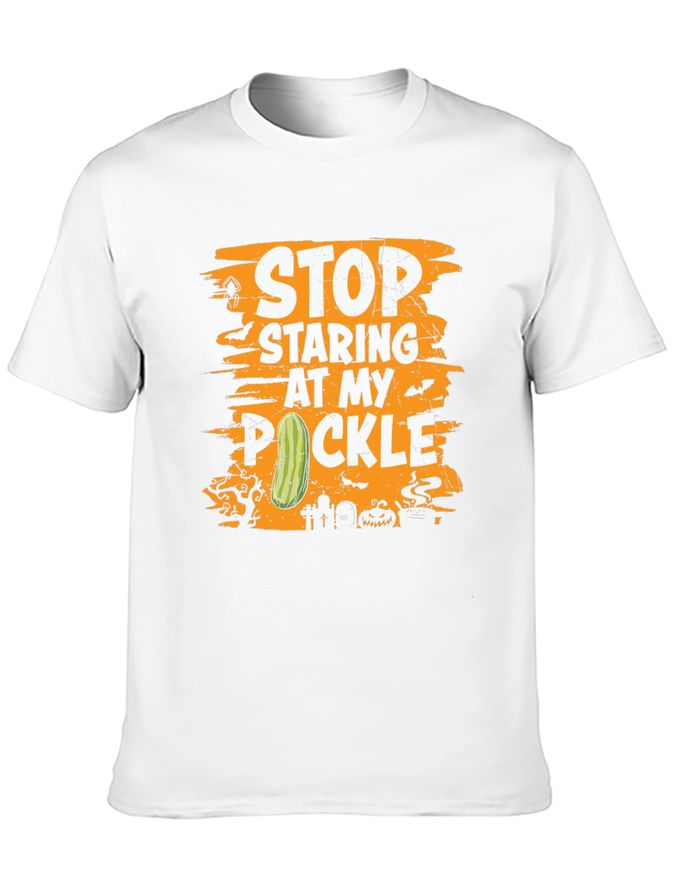 Stop Staring At My Pickle Halloween T-Shirt