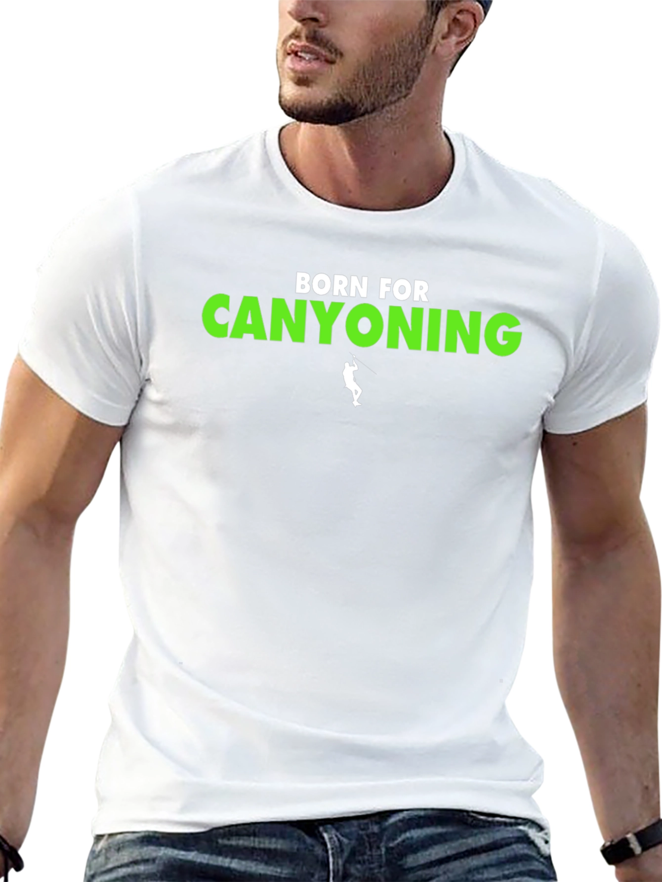 Born For Canyoning Black T-Shirt