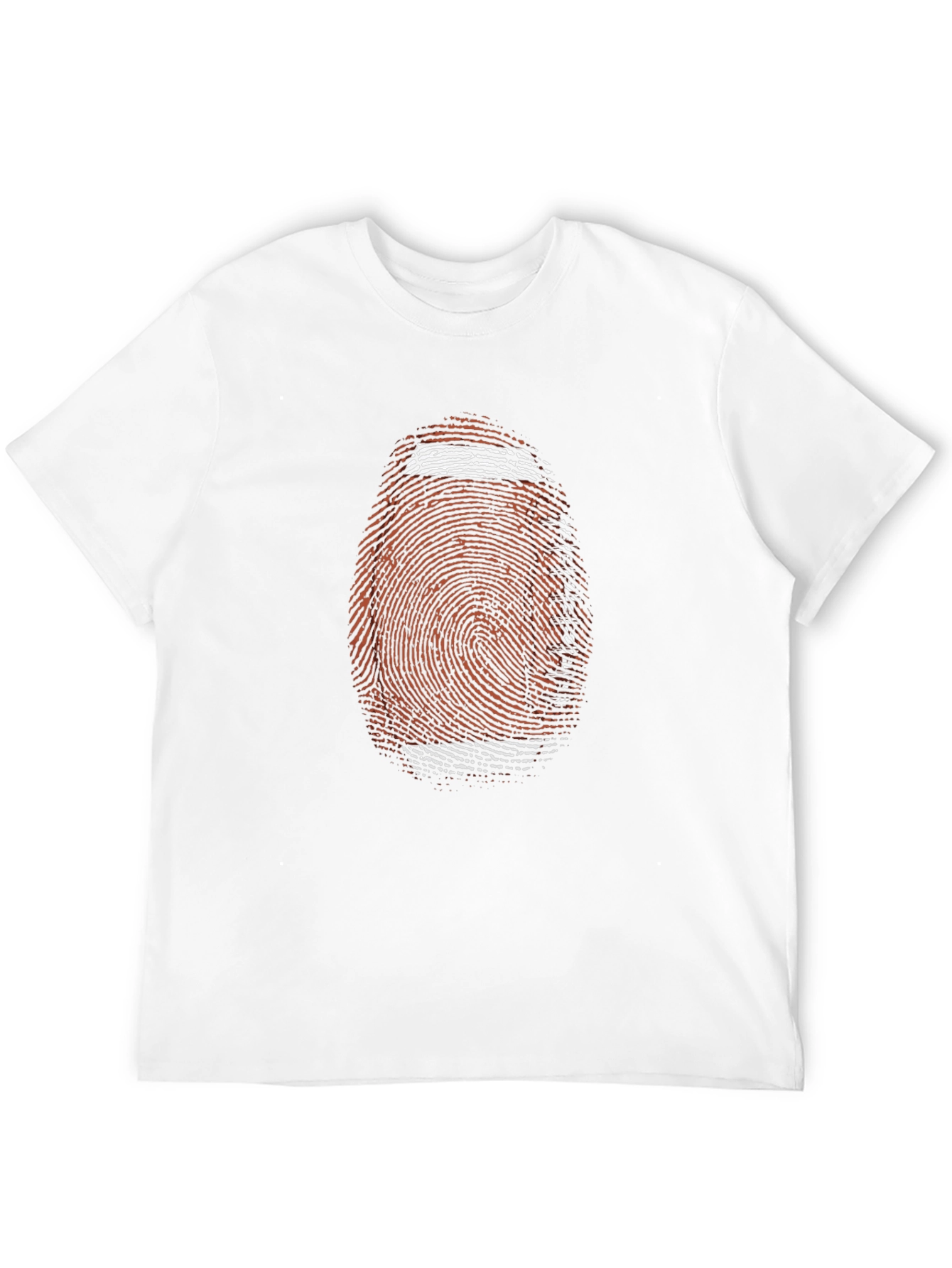 Football Fingerprint Graphic Tee - Black