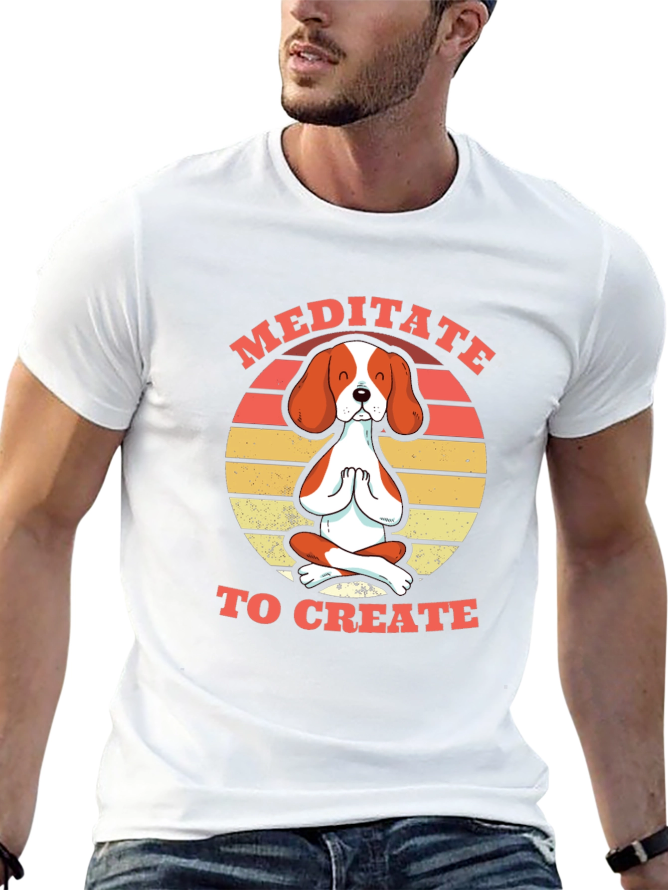 Meditate to Create Dog T-Shirt