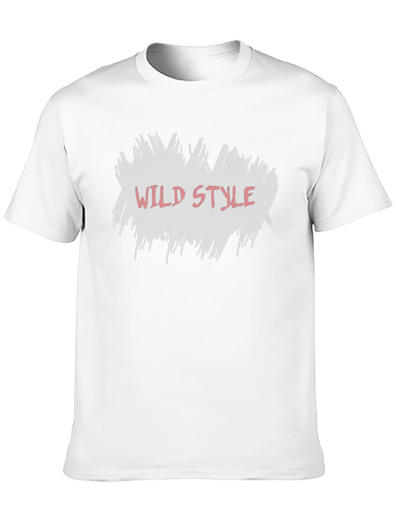 Wild Style Graphic Tee - Trendy Mens Black T-Shirt
