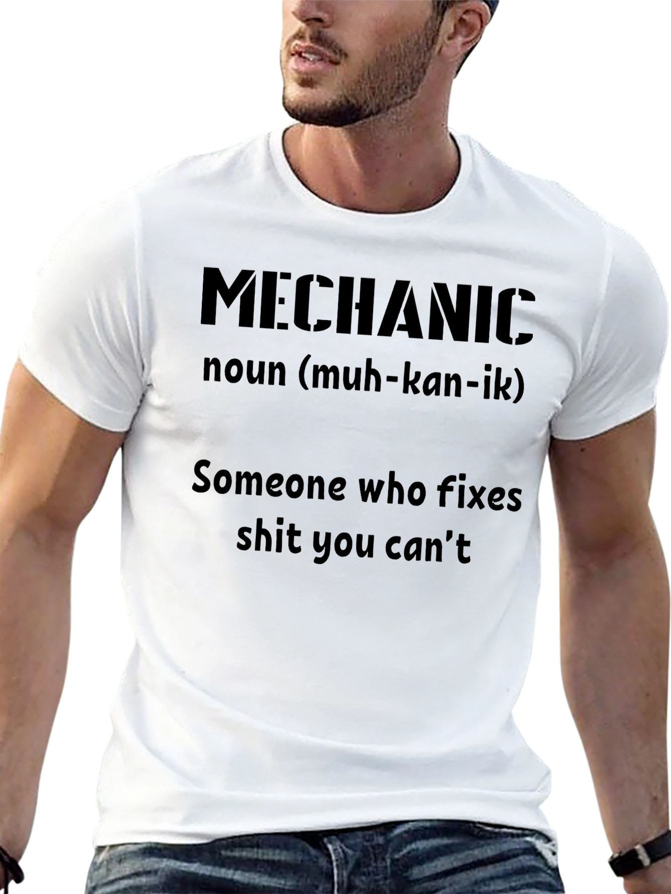Mechanic Definition T-Shirt - Funny Mechanic Gift