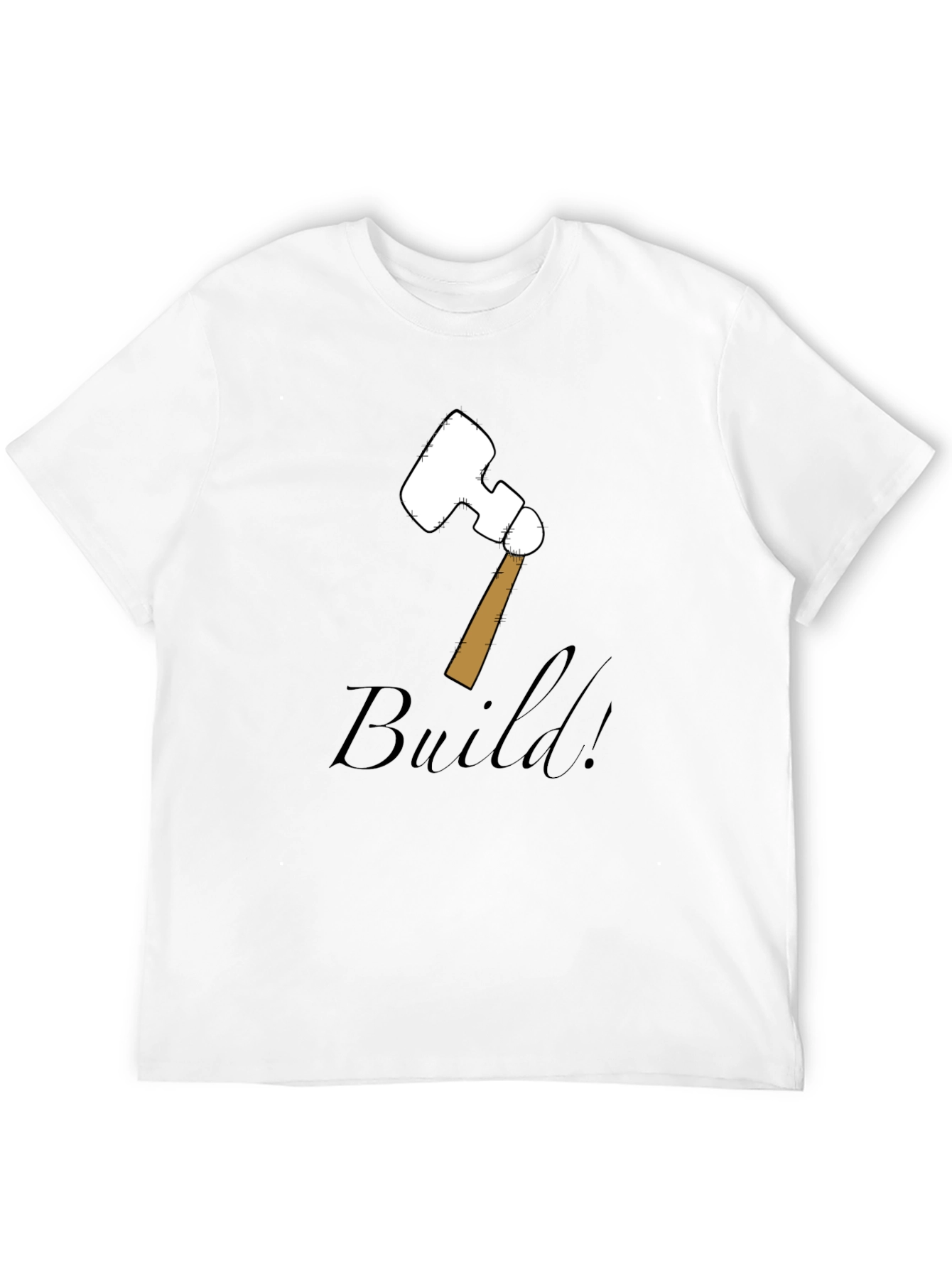 Build! Graphic Tee - Hammer Design