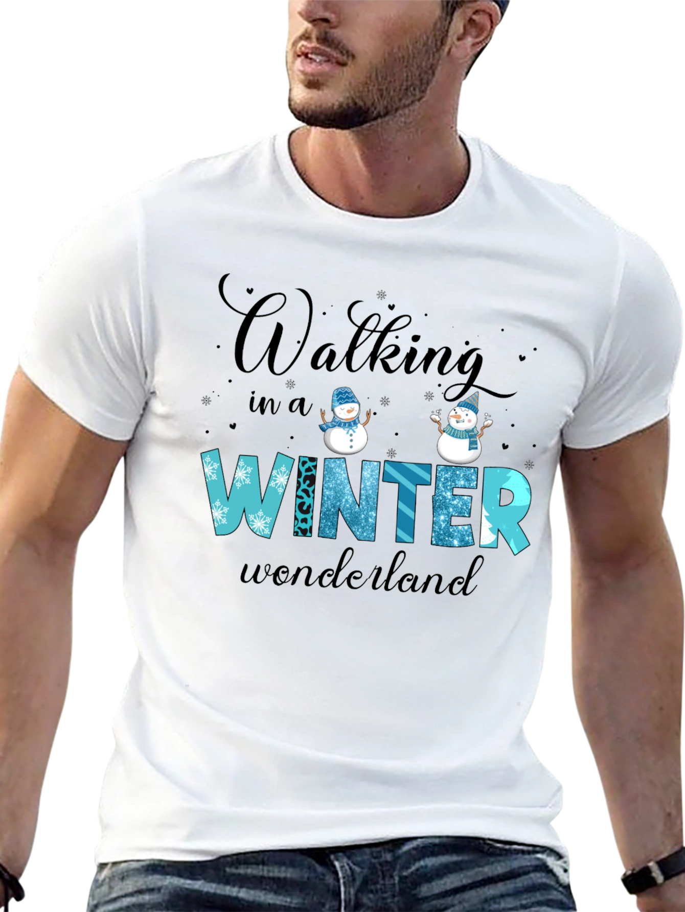 Winter Wonderland Graphic Tee - Festive Holiday Shirt