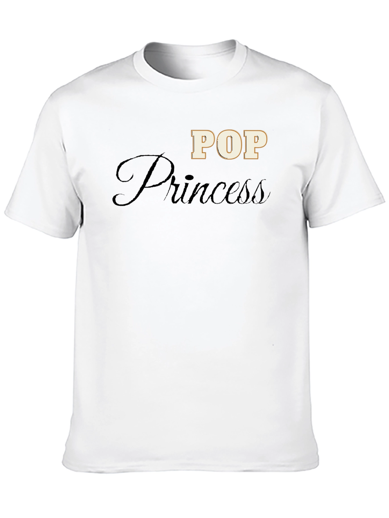 Pop Princess Black T-Shirt for Stylish Comfort