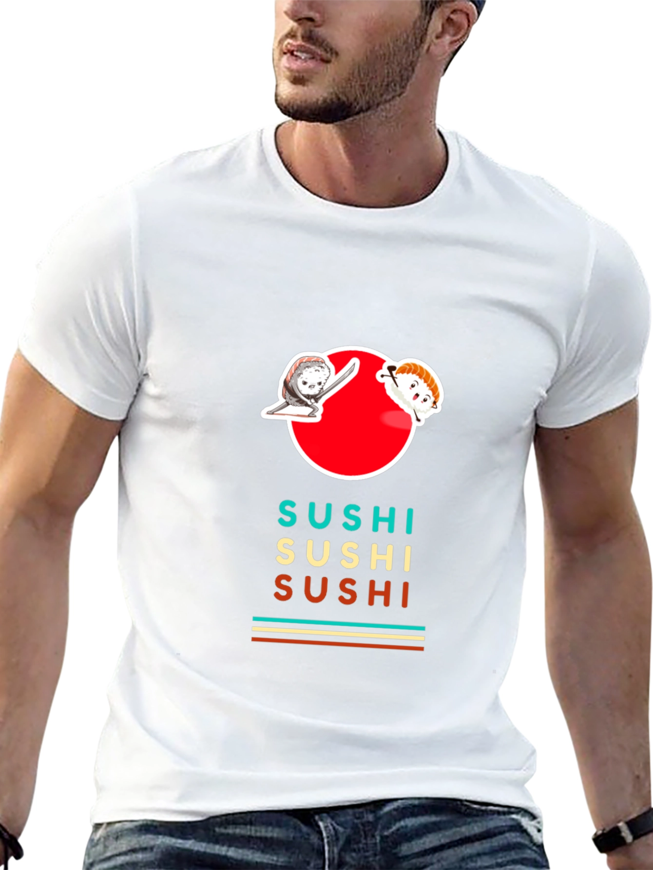 Sushi Graphic Tee | Unisex Crewneck T-Shirt