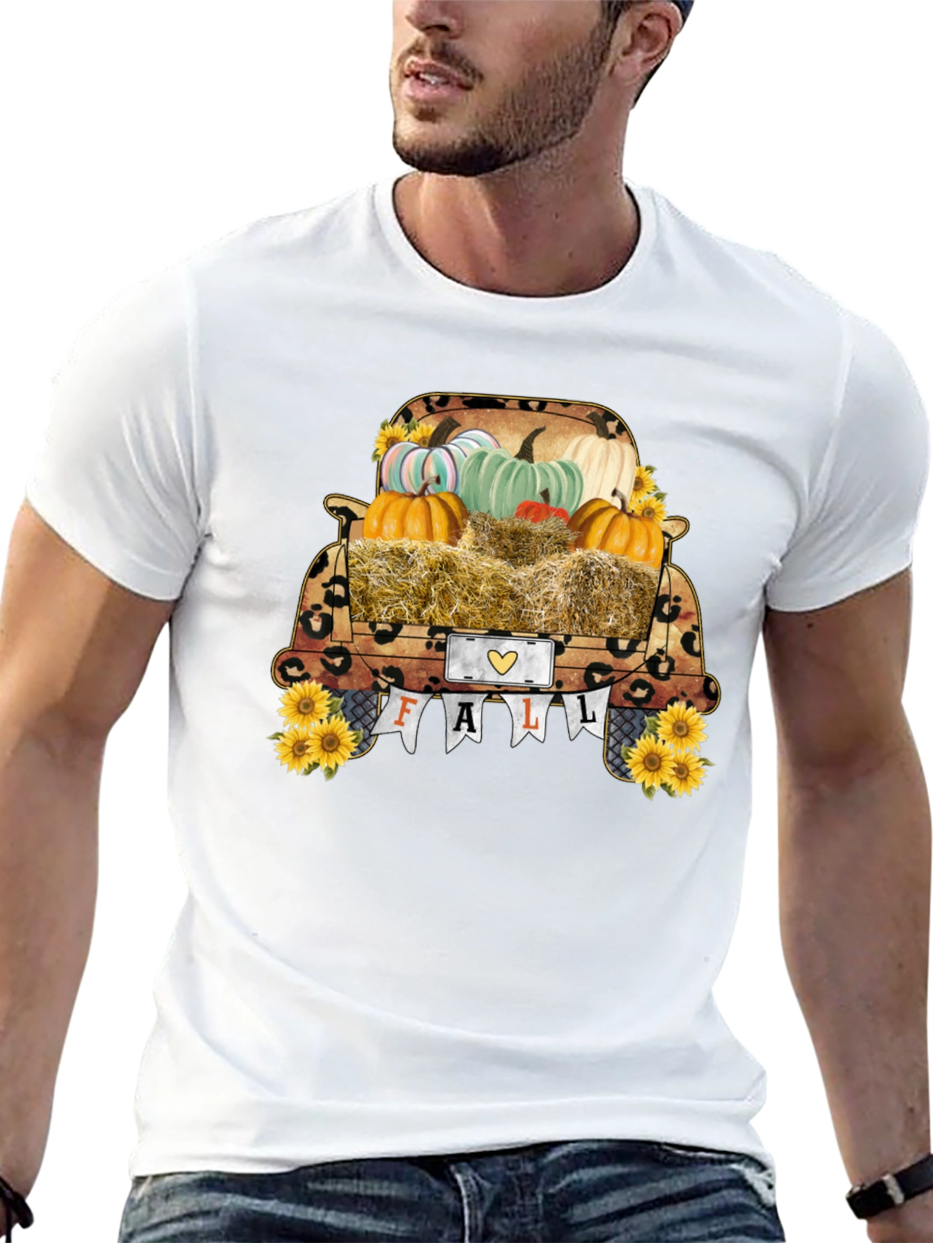 Fall Truck Pumpkin T-Shirt