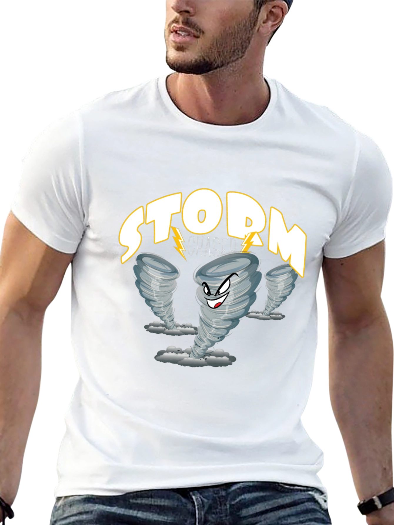 Storm Chaser Graphic Tee - Tornado Design