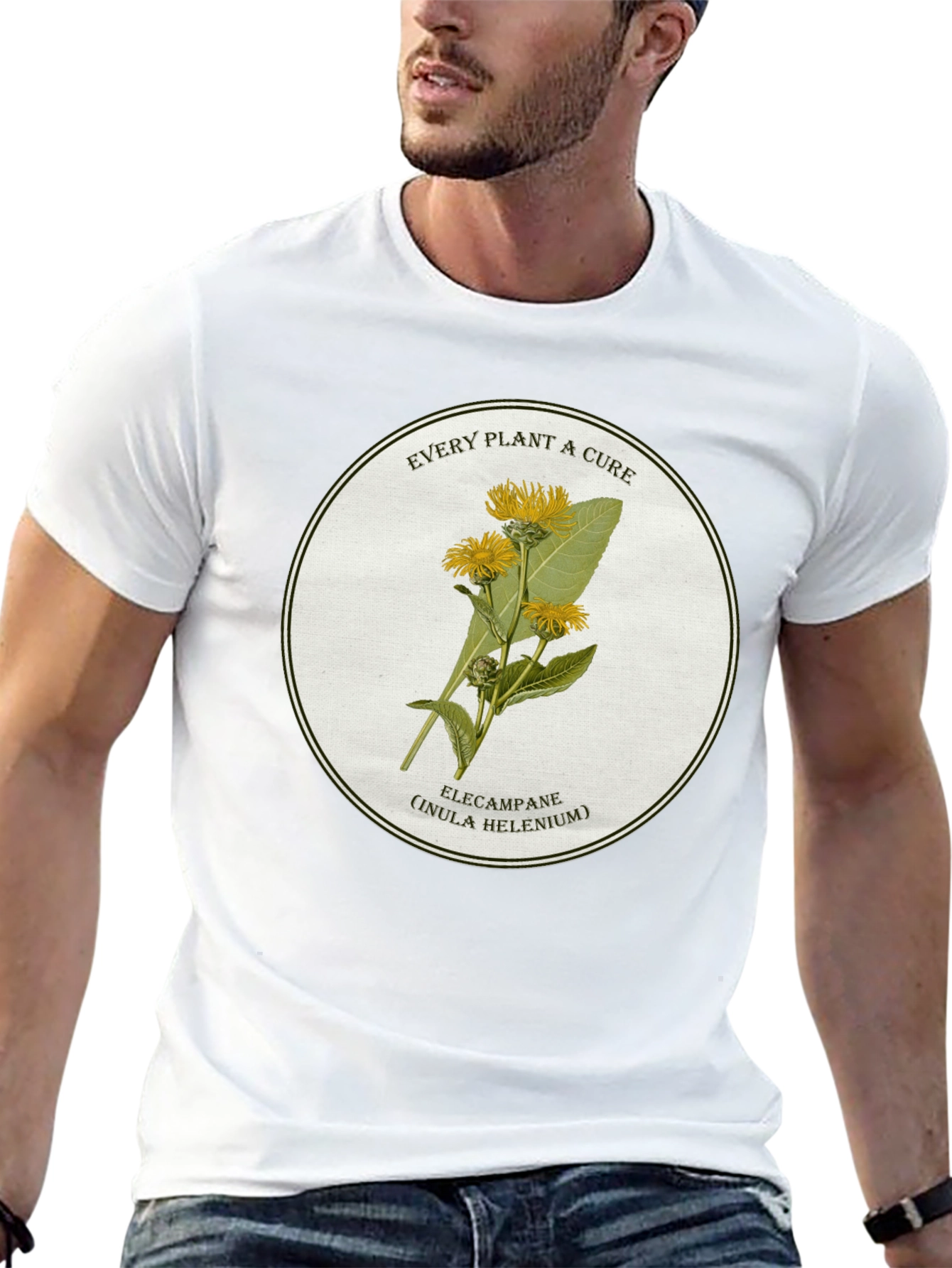 Elecampane Plant T-Shirt - Every Plant a Cure Tee