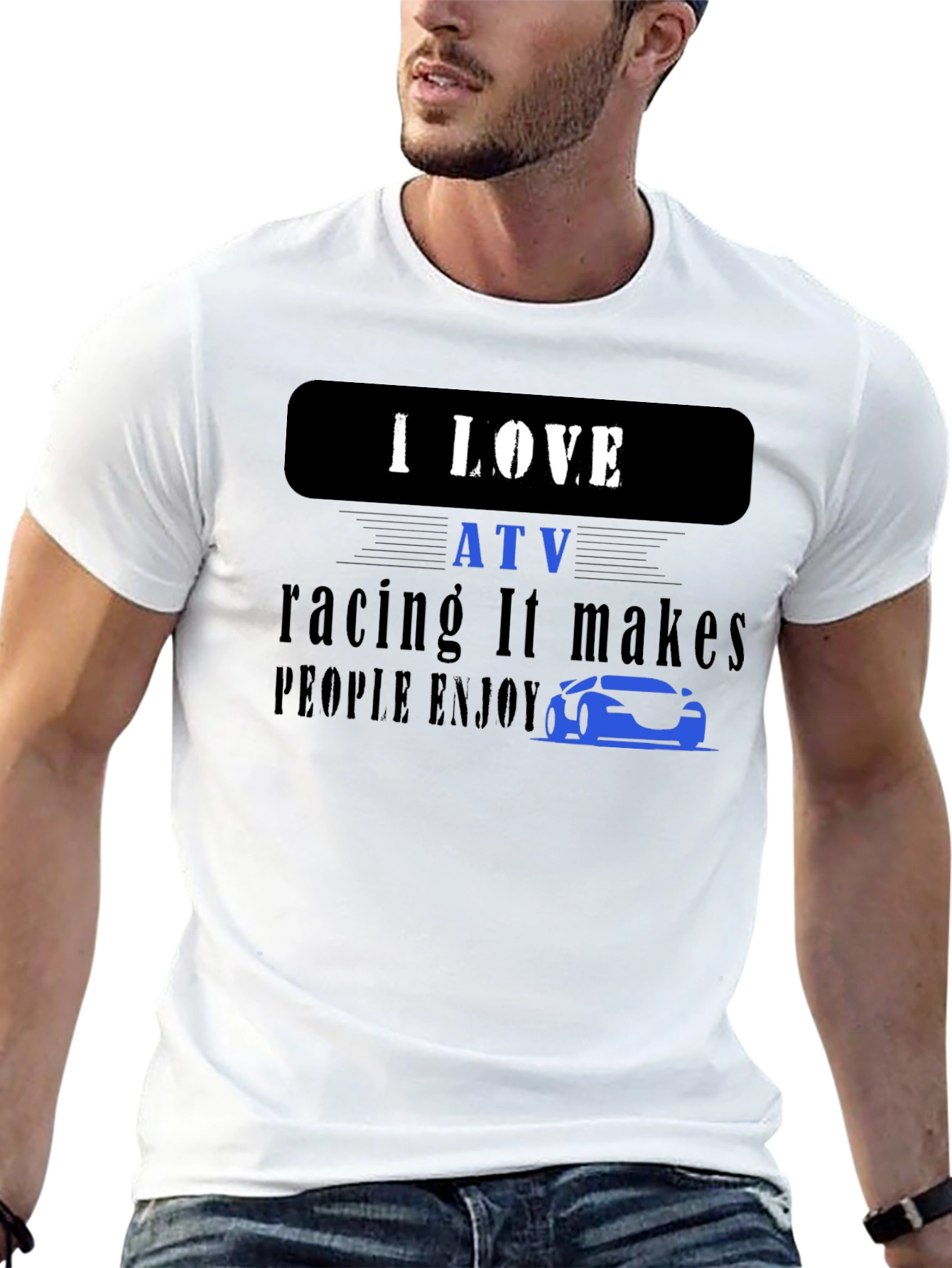 I LOVE ATV racing T-shirt