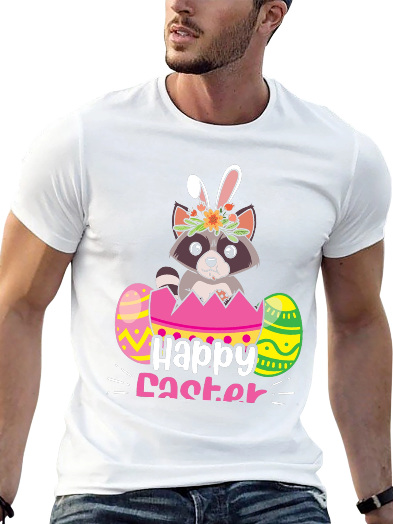Happy Easter Raccoon T-Shirt