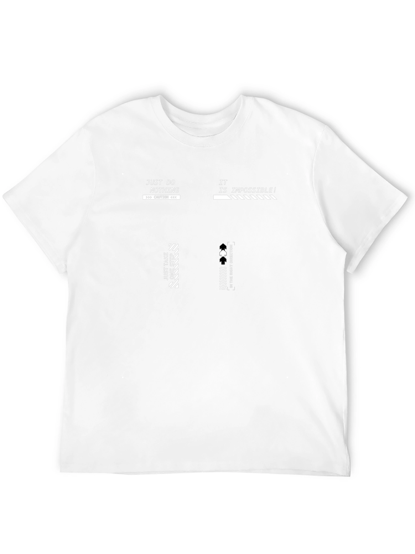 Motivational Graphic Print T-Shirt