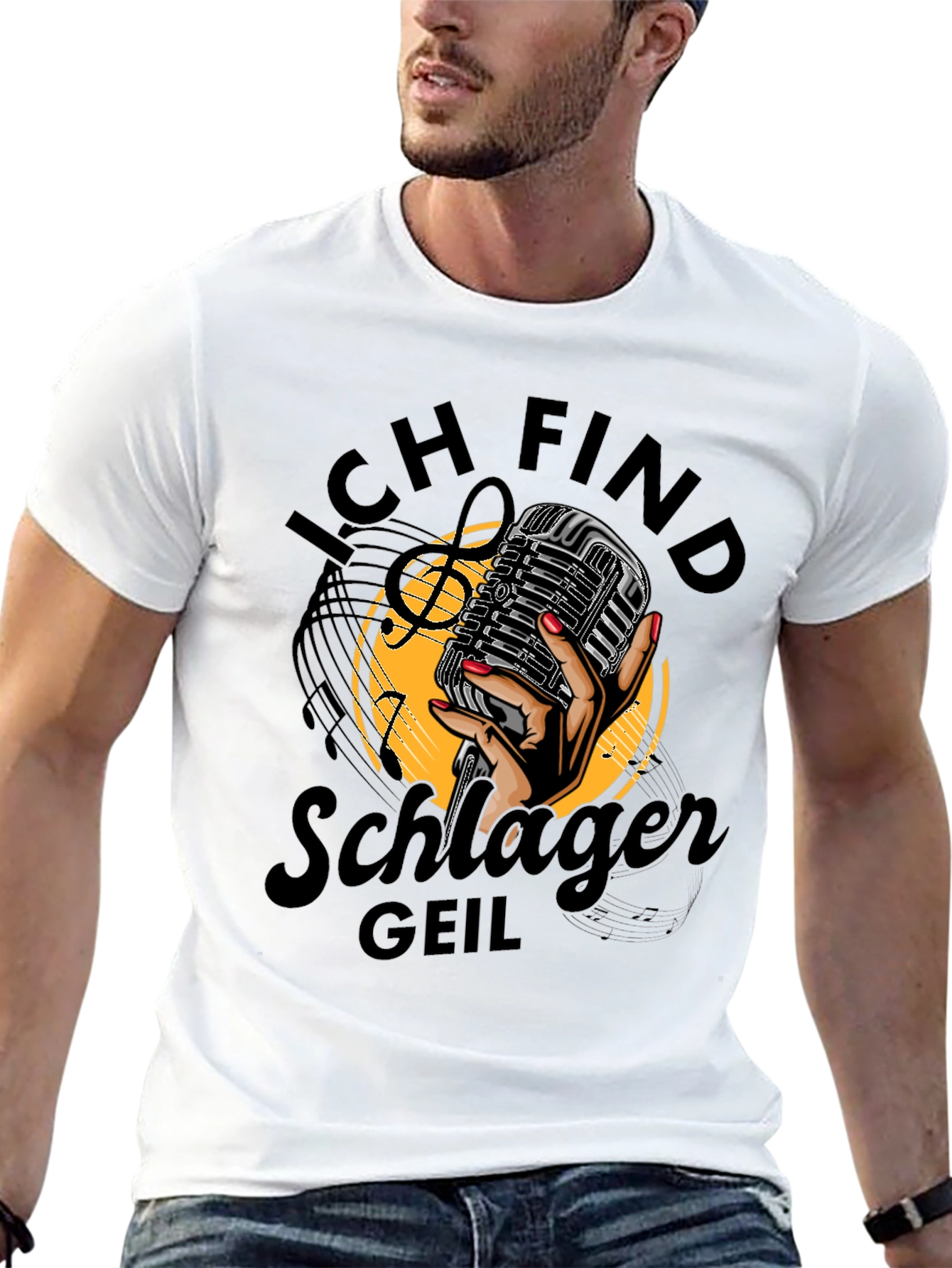 Ich Find Schlager Geil Graphic T-Shirt