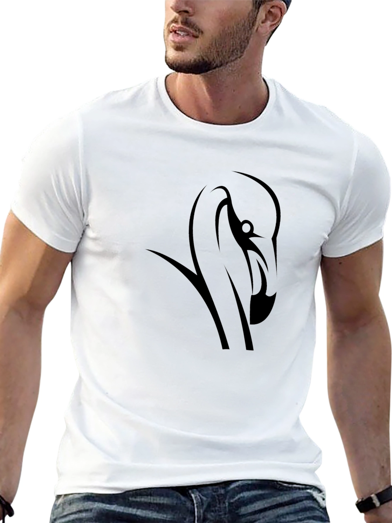 Black Flamingo Graphic Tee