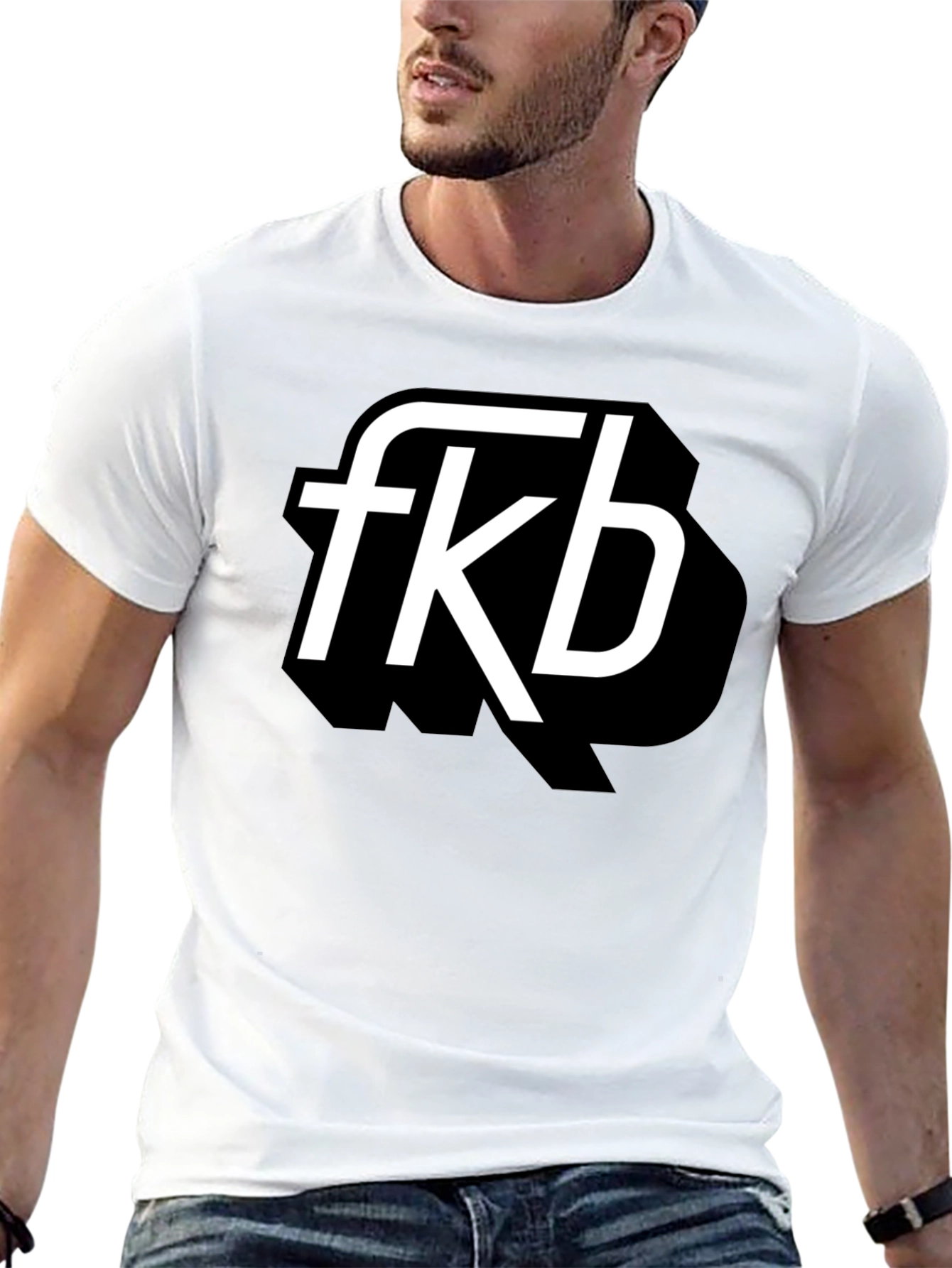 FKB Bold Graphic T-Shirt - Black
