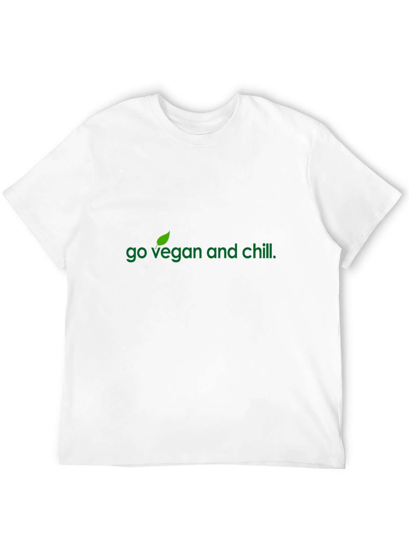 Go Vegan and Chill Black T-Shirt