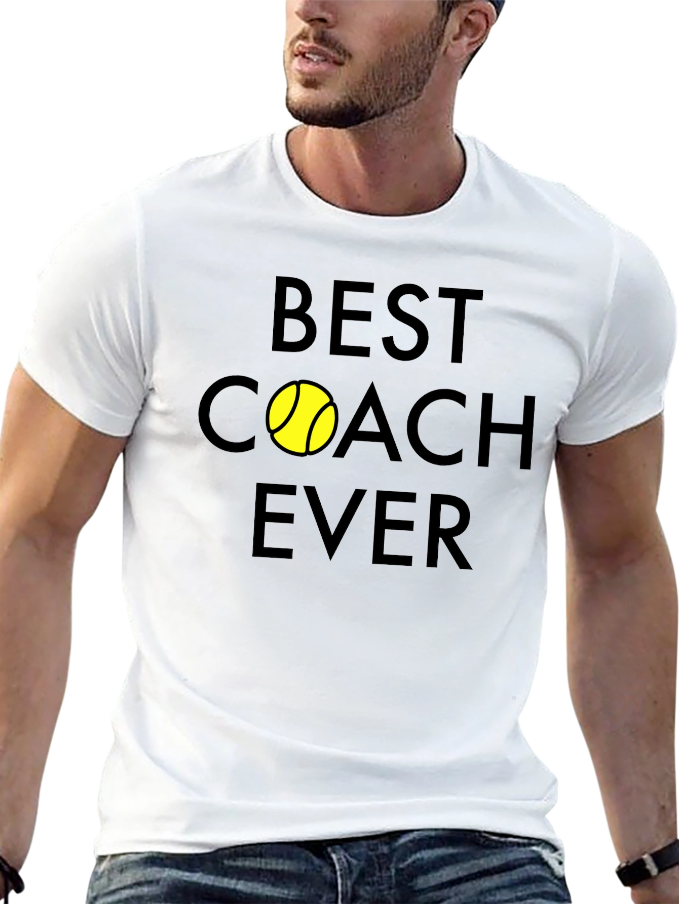 Best Coach Ever T-Shirt - Tennis Coach Gift