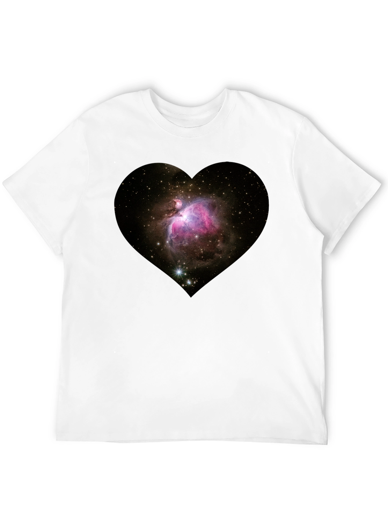 Nebula Heart Graphic Black T-Shirt