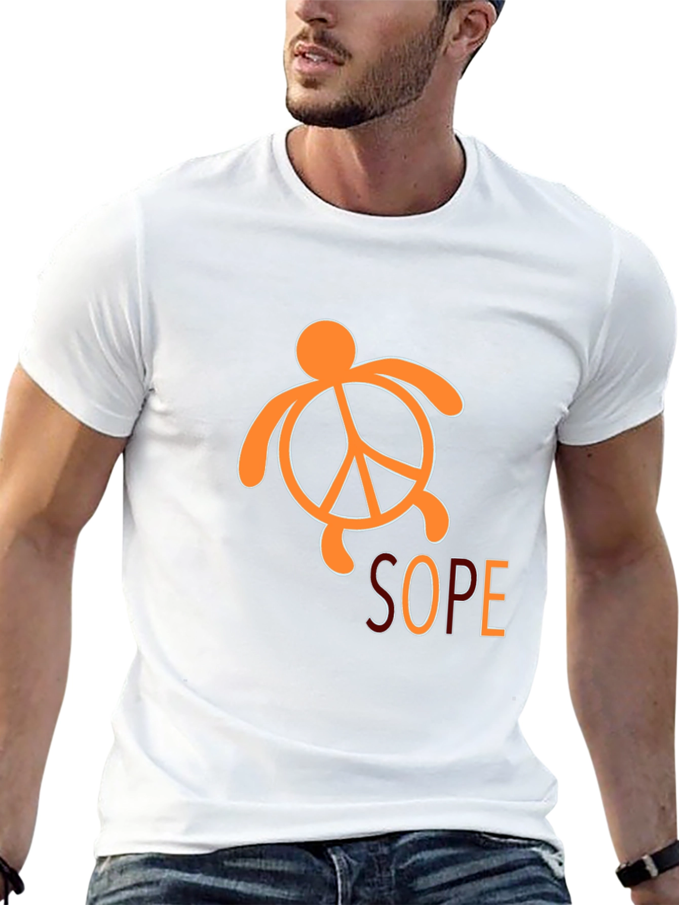 Peace Turtle SOPE Graphic Tee - Black
