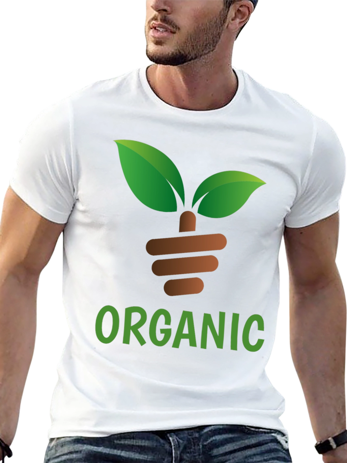 Organic Sprout Graphic T-Shirt