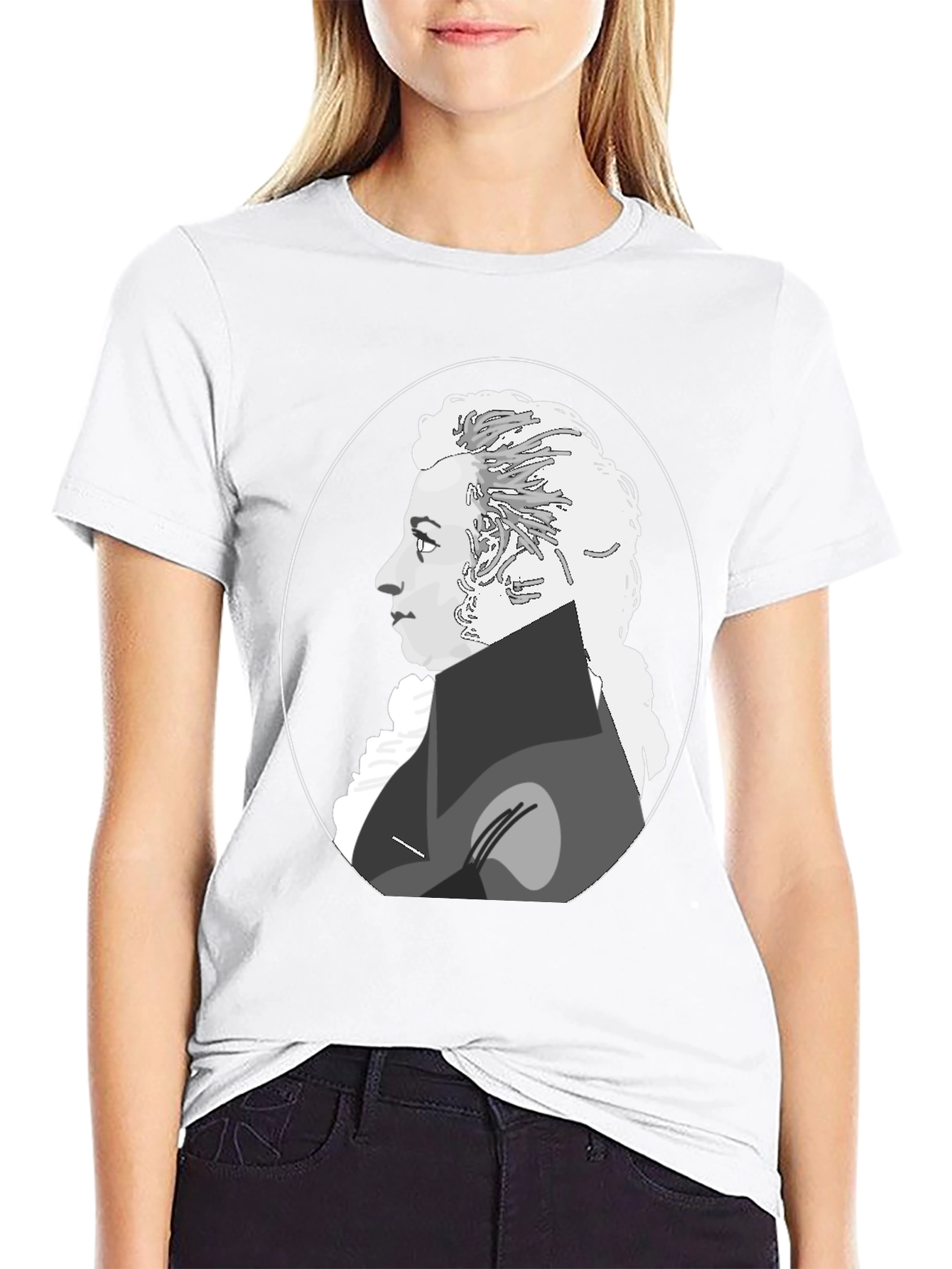 Mozart Graphic Tee - Classic Composer Portrait