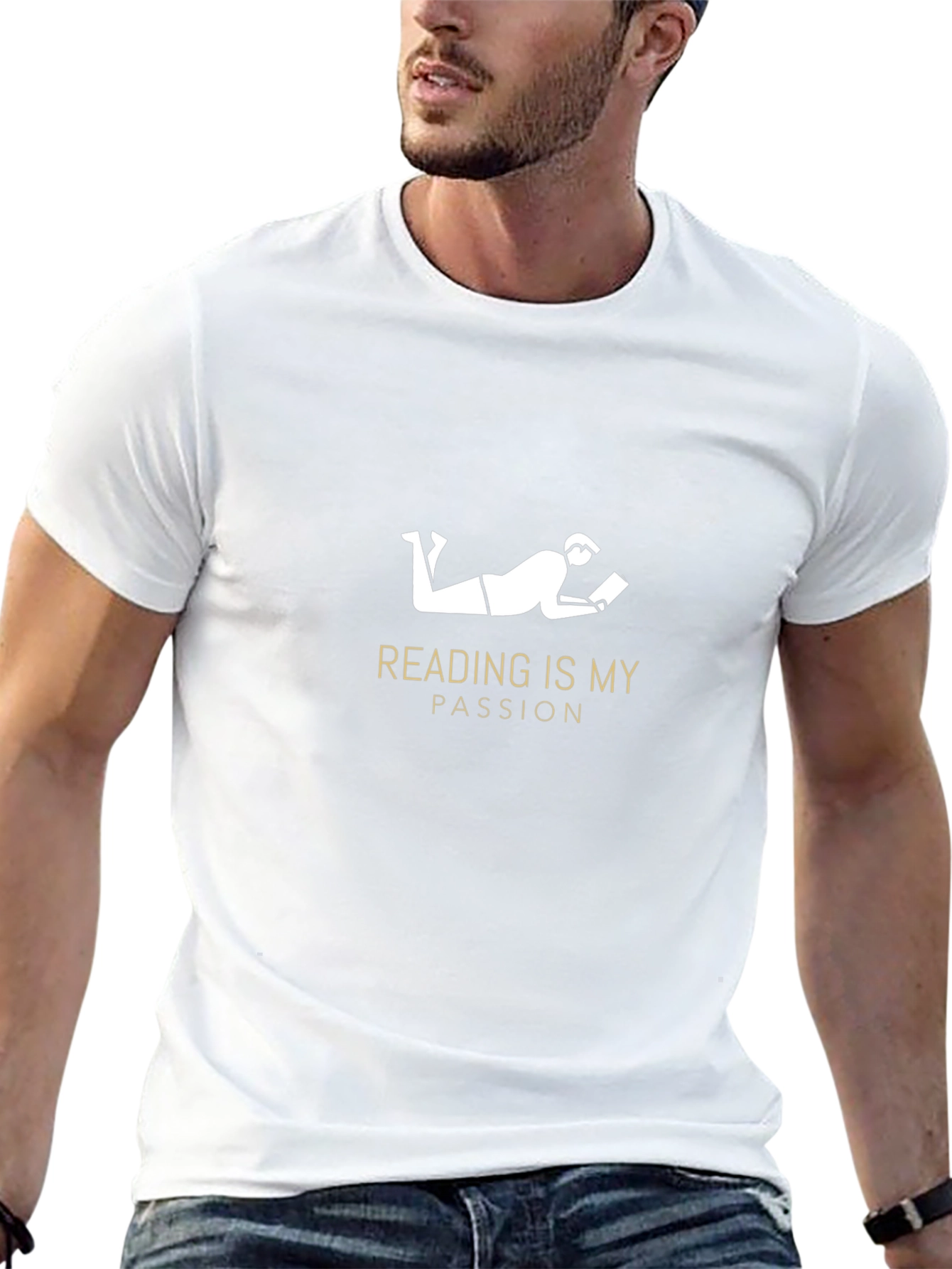 Reading is My Passion Black T-Shirt