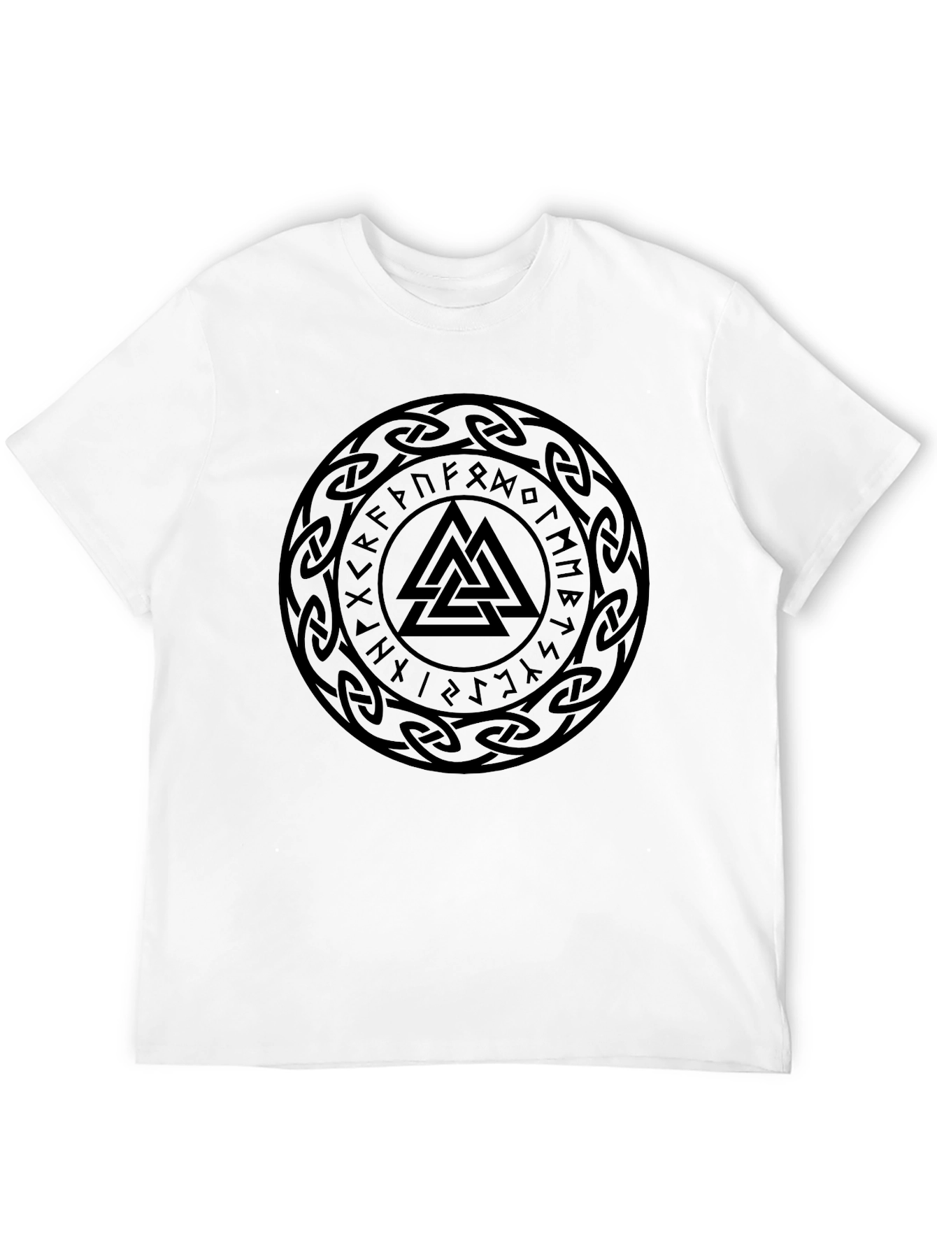 Viking Symbol Graphic Tee - Black