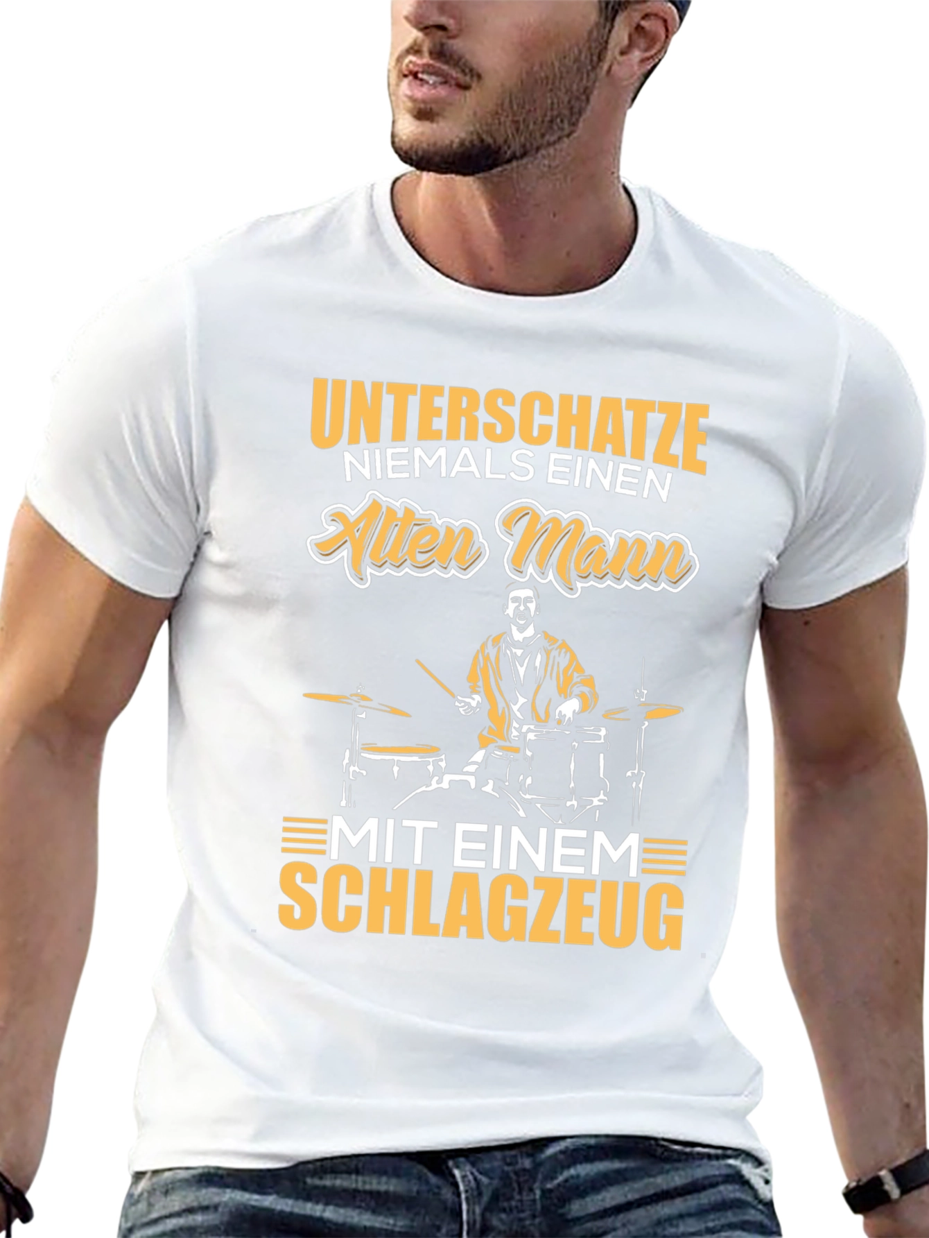 Unterschatze Niemals Drummer T-Shirt