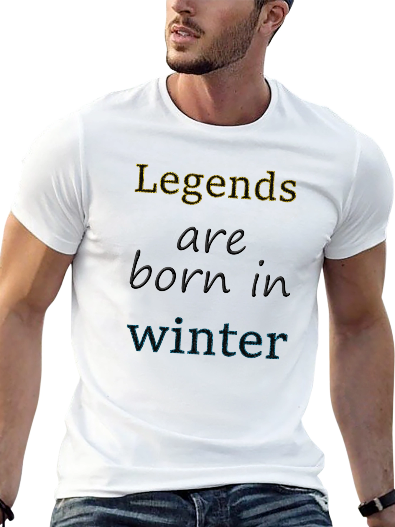Legends Born in Winter Graphic Tee