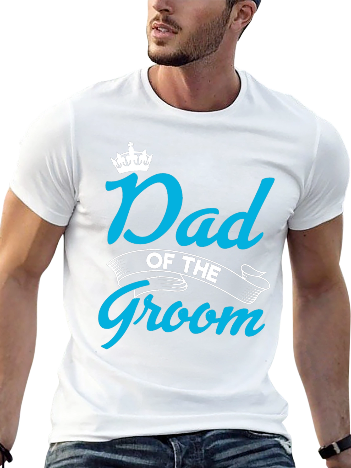 Dad of the Groom T-Shirt - Wedding Party