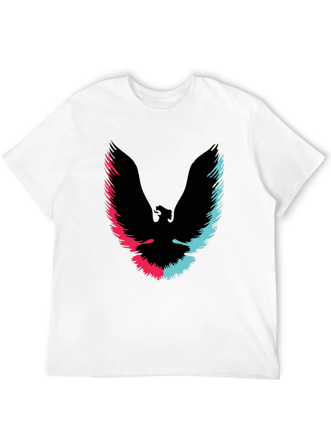 Retro Phoenix Graphic T-Shirt - Black