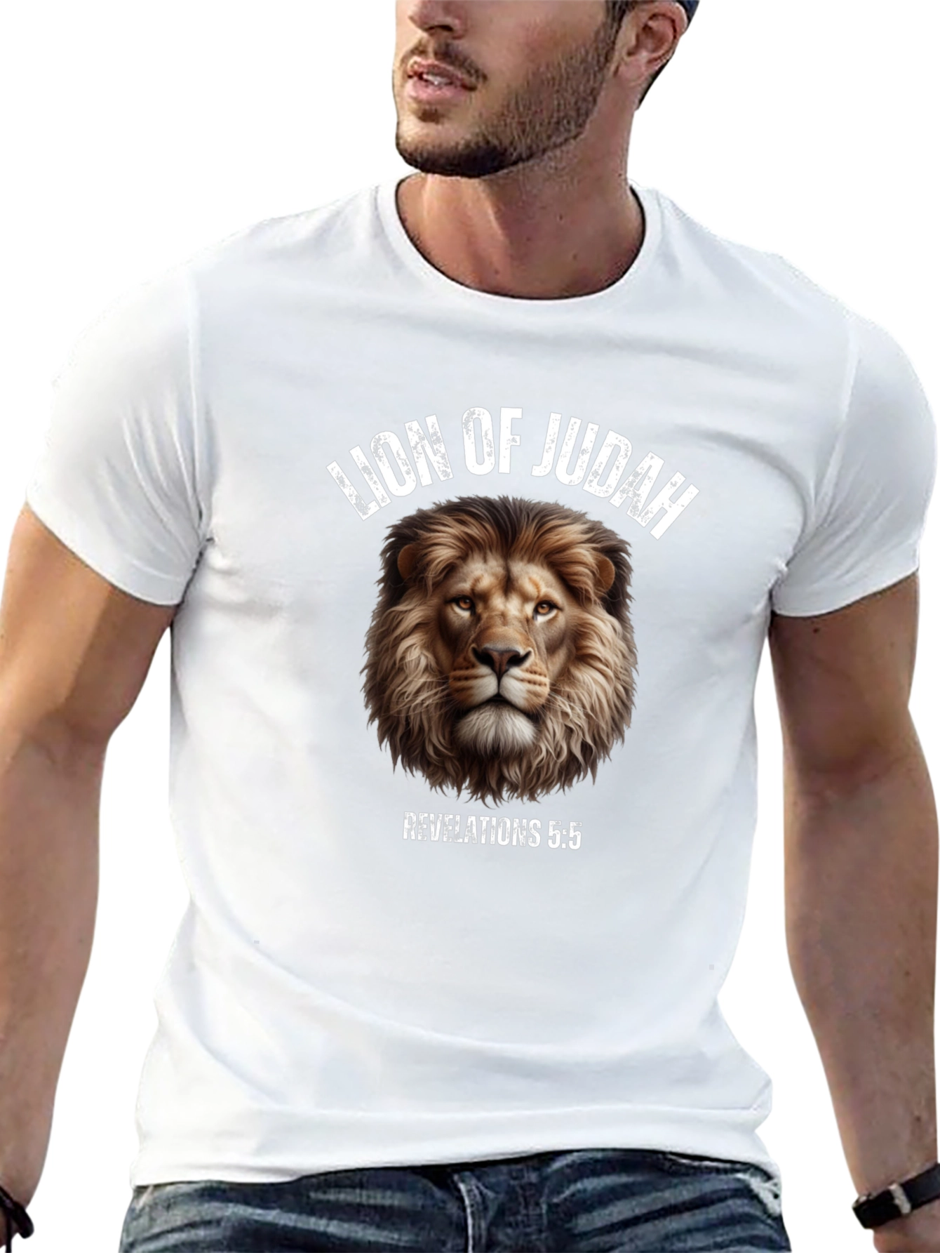 Lion of Judah T-Shirt - Religious Christian Apparel