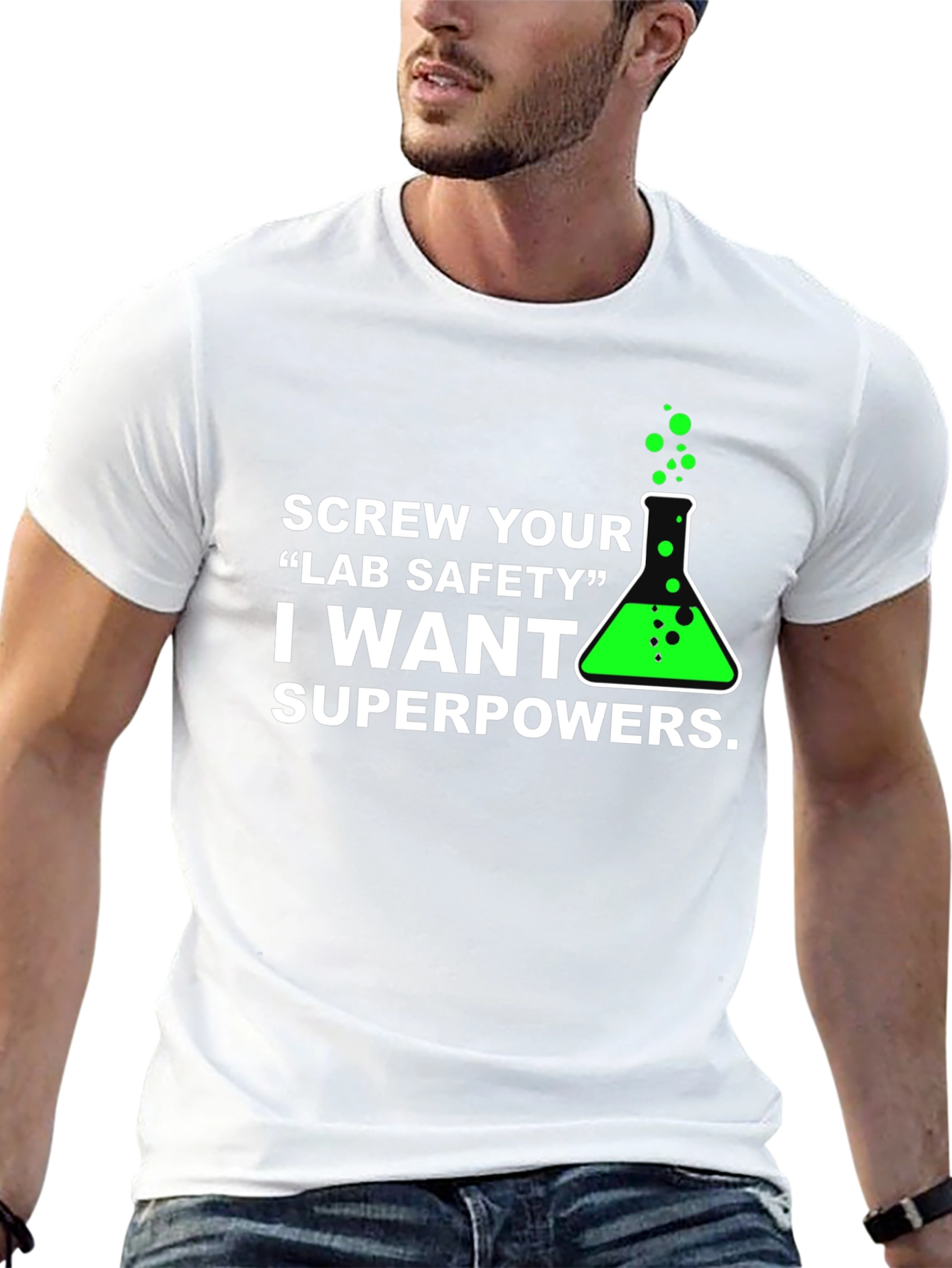 Screw Lab Safety T-Shirt - Superpowers!