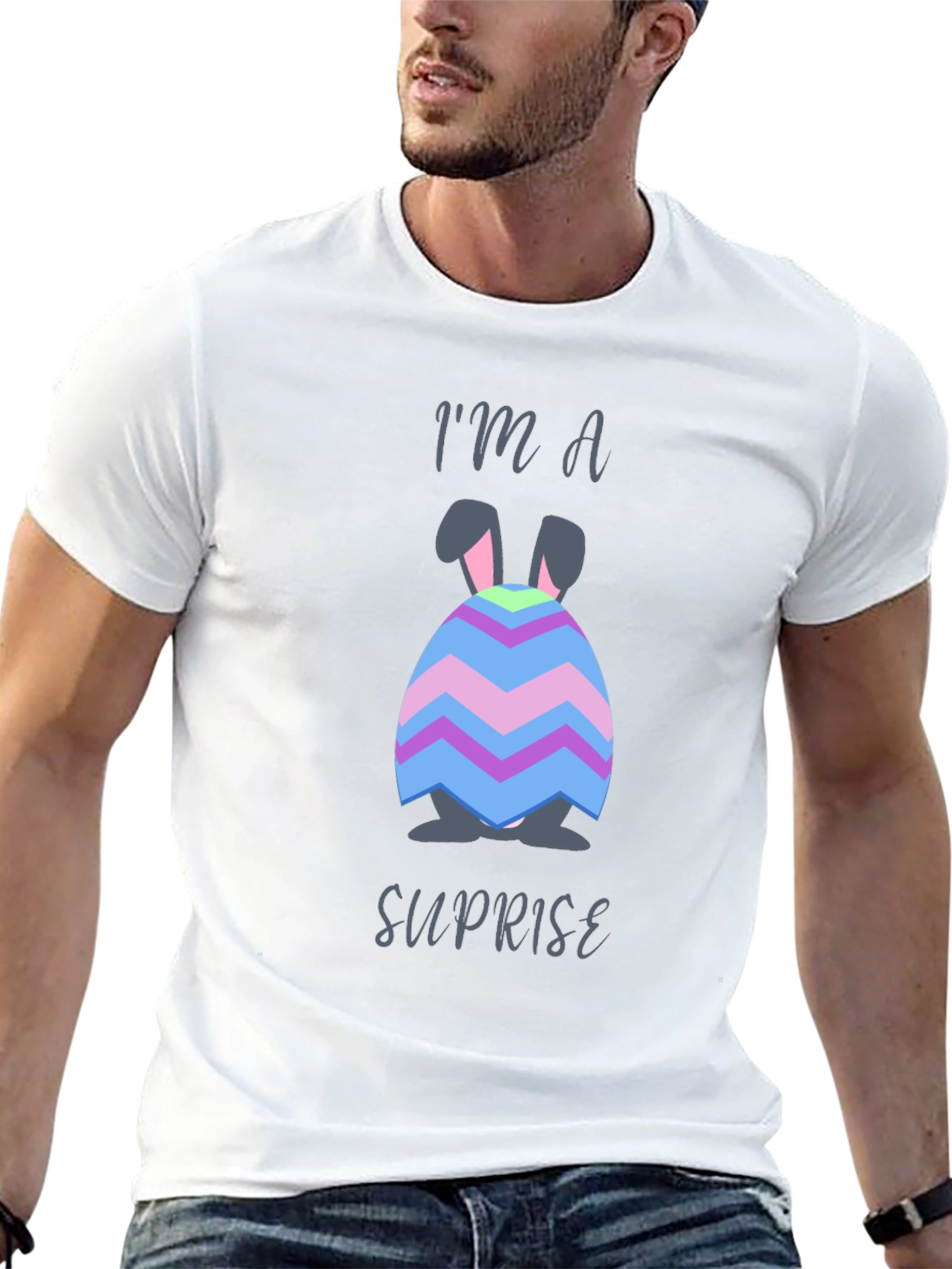 Im A Surprise Easter Bunny Egg Mens T-Shirt