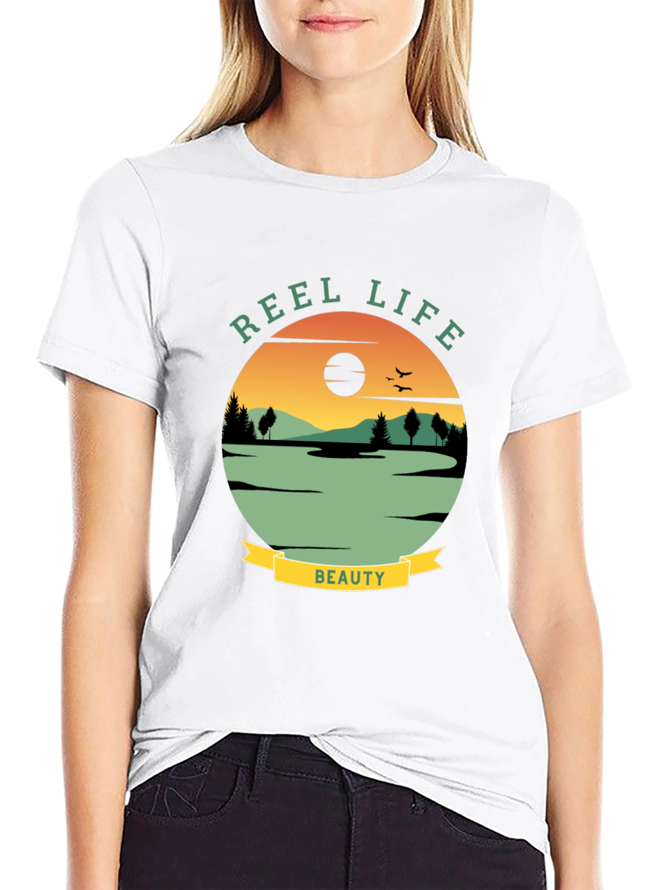 Reel Life Beauty Graphic Tee - Nature Lovers T-Shirt