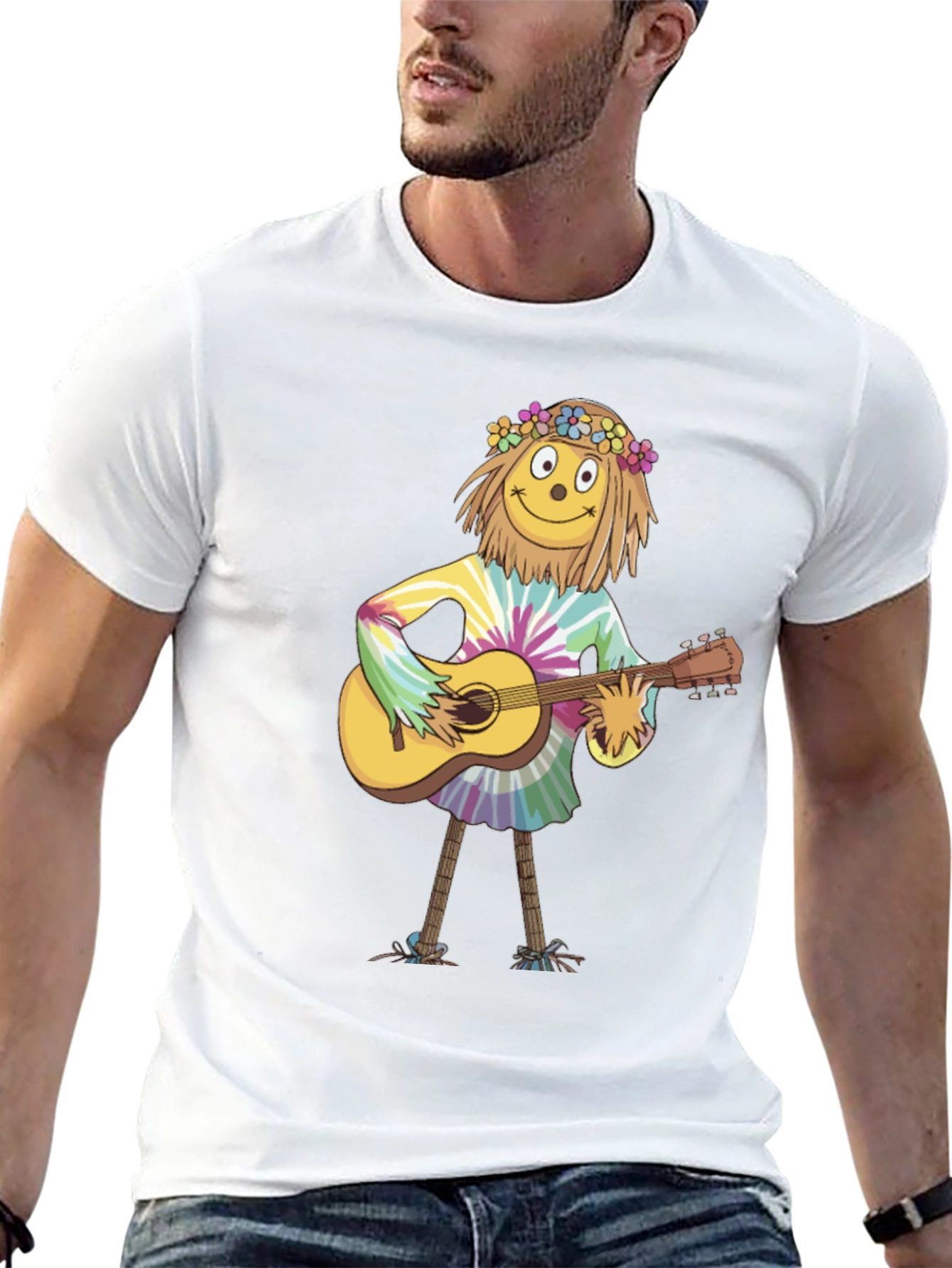 Groovy Scarecrow Guitarist T-Shirt