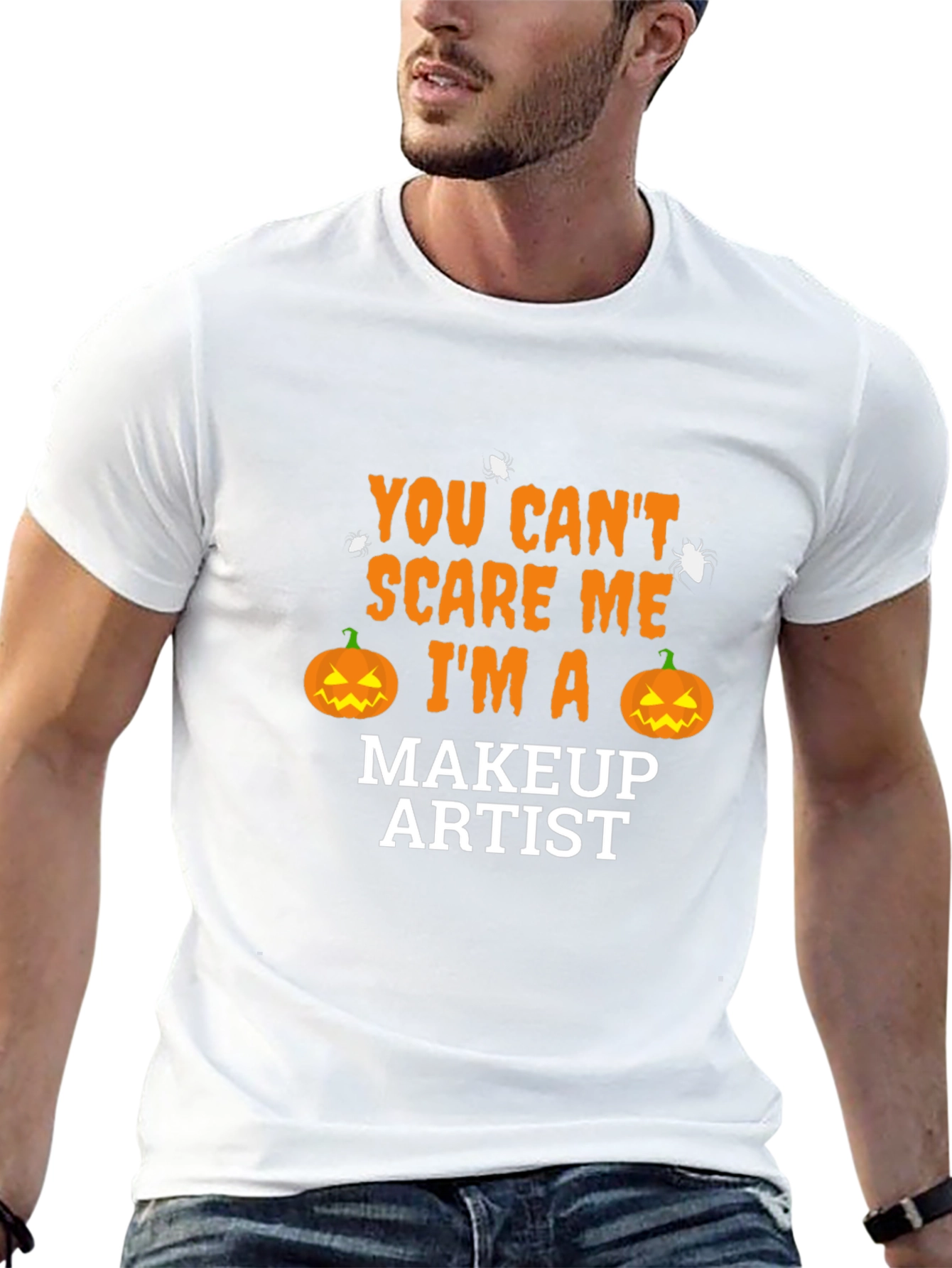 Makeup Artist Halloween Graphic T-Shirt