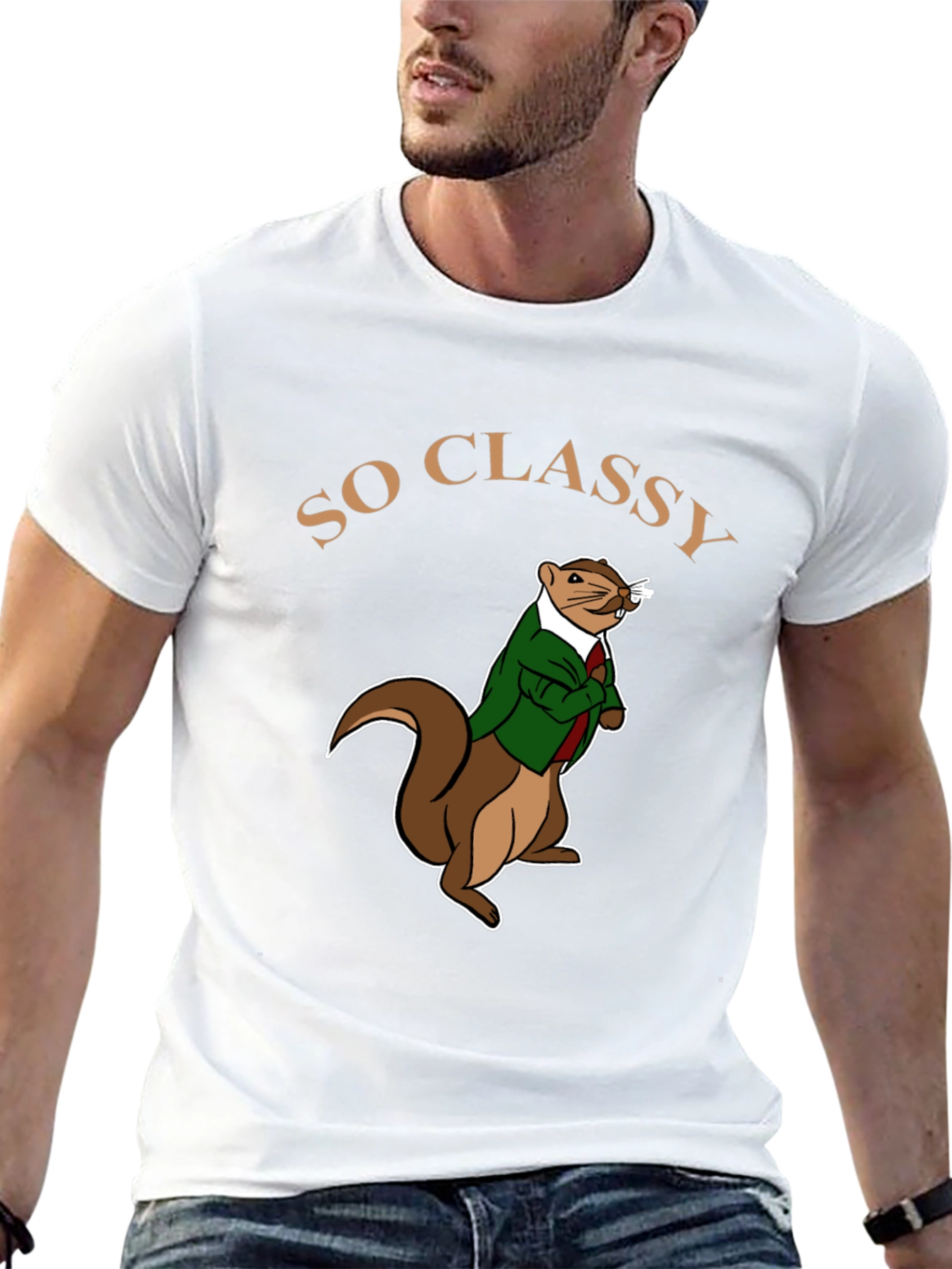 So Classy Otter T-Shirt - Funny Animal Graphic Tee