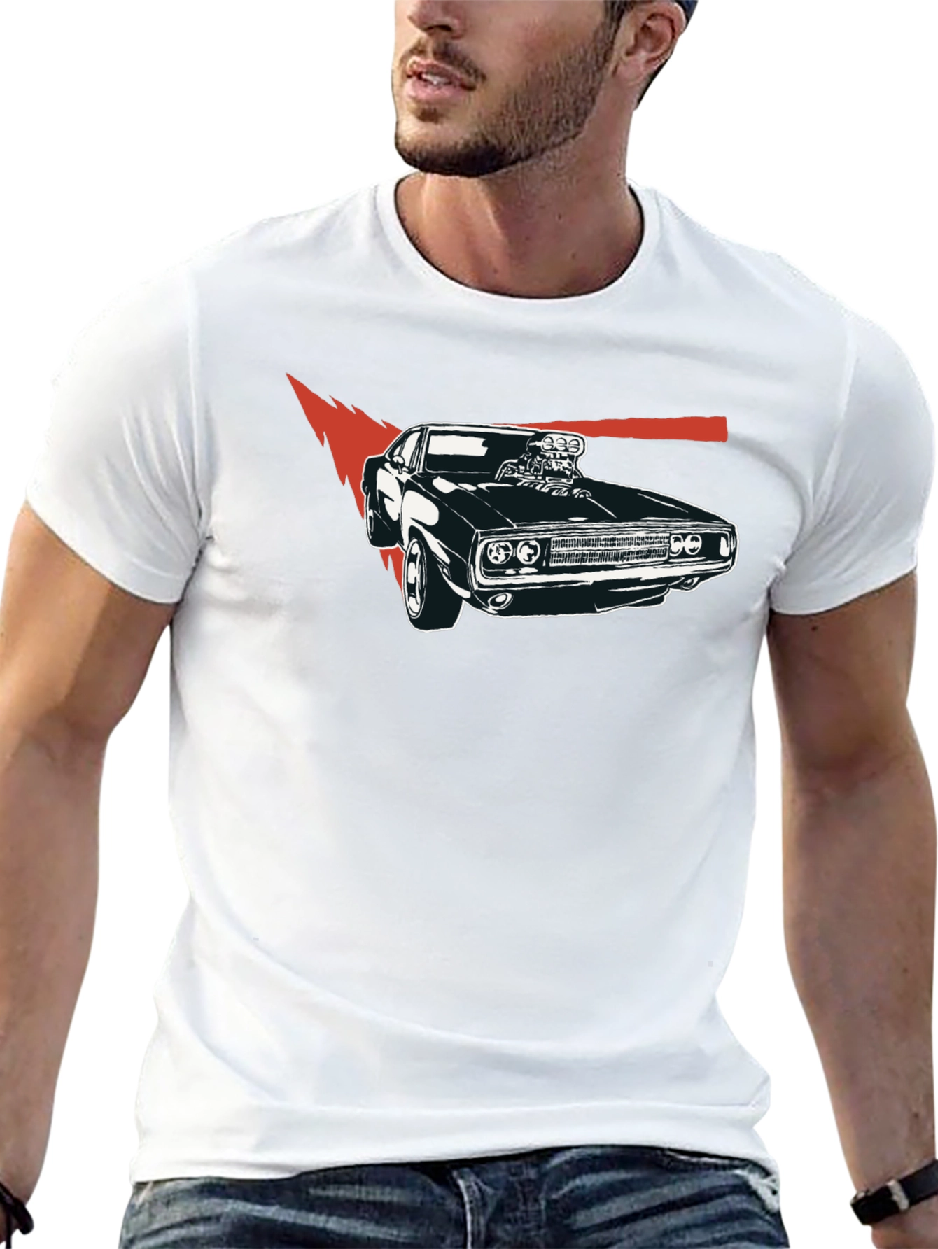 Classic Muscle Car Graphic Tee