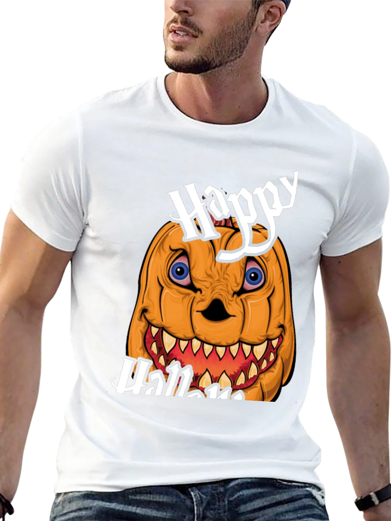 Happy Halloween Pumpkin Graphic Tee