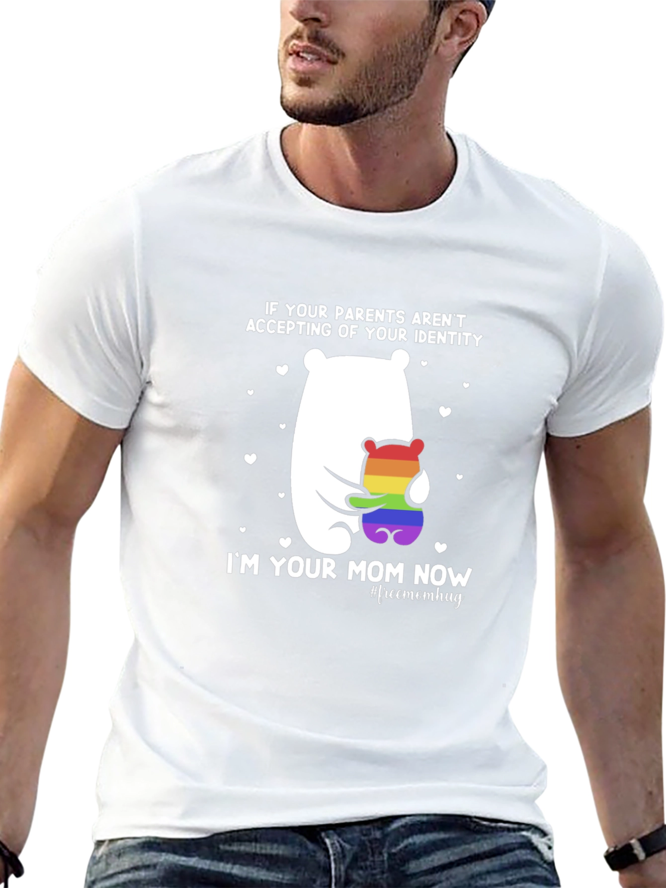 LGBT Pride Mom Hug T-Shirt