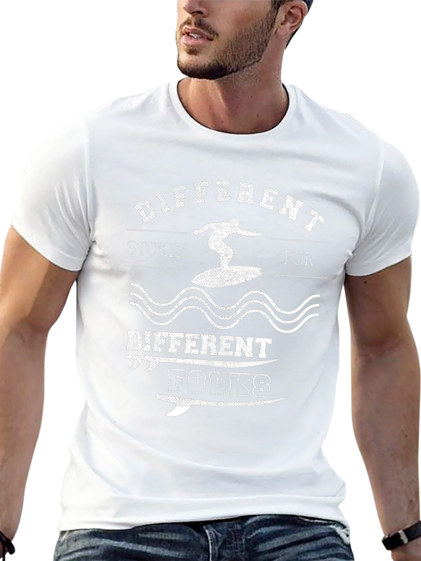 Different Strokes Surfing Graphic Tee