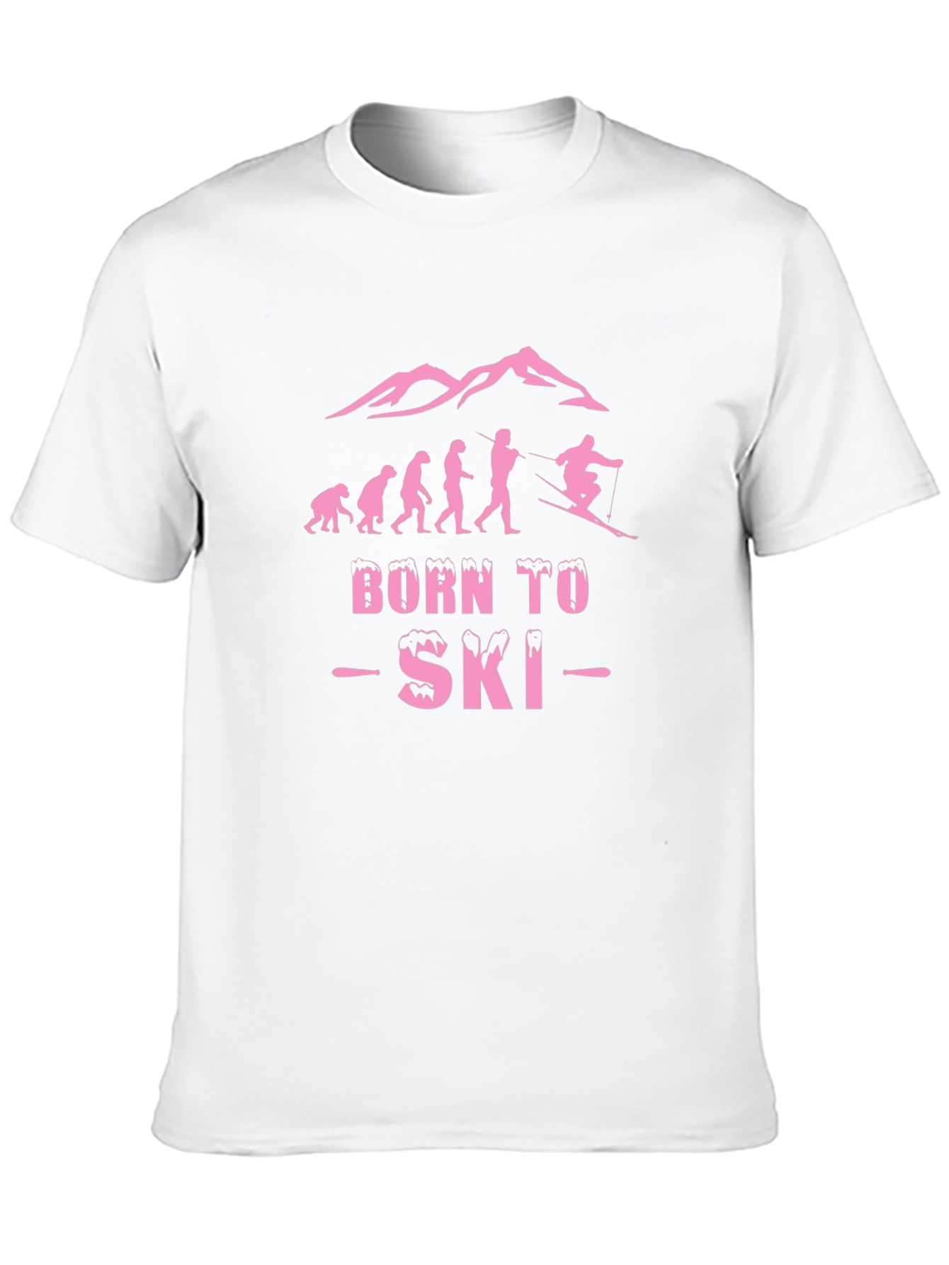 Born to Ski Evolution Graphic Tee